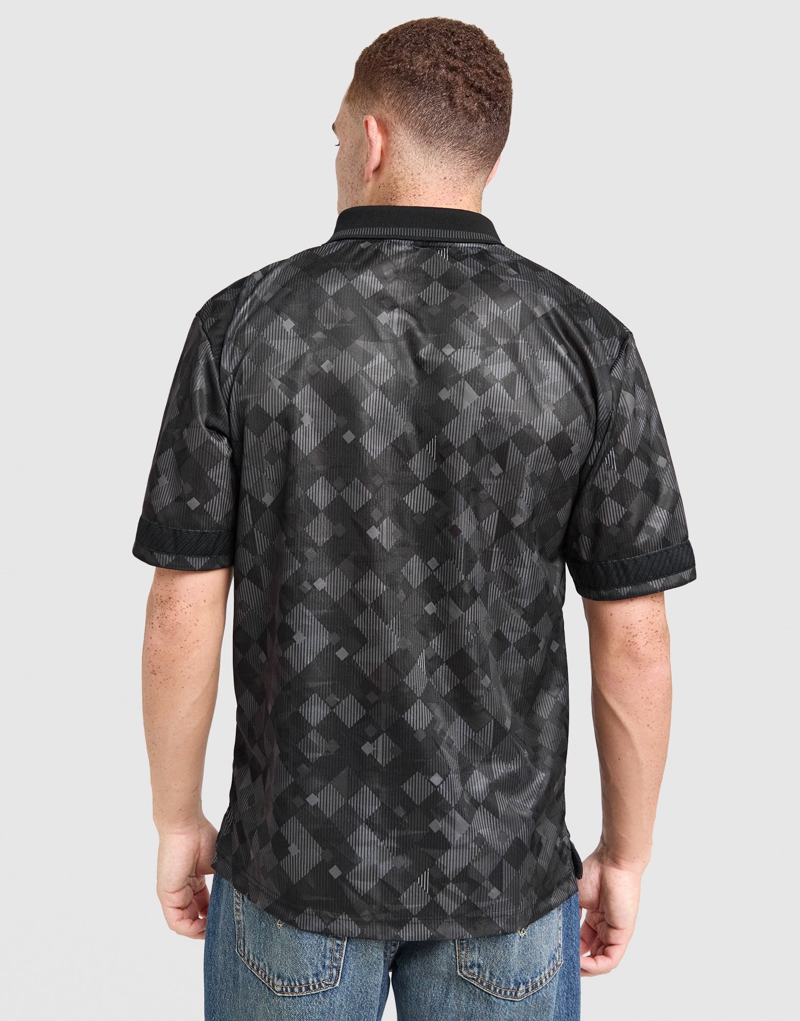 Score Draw England '90 Black-Out Retro Shirt