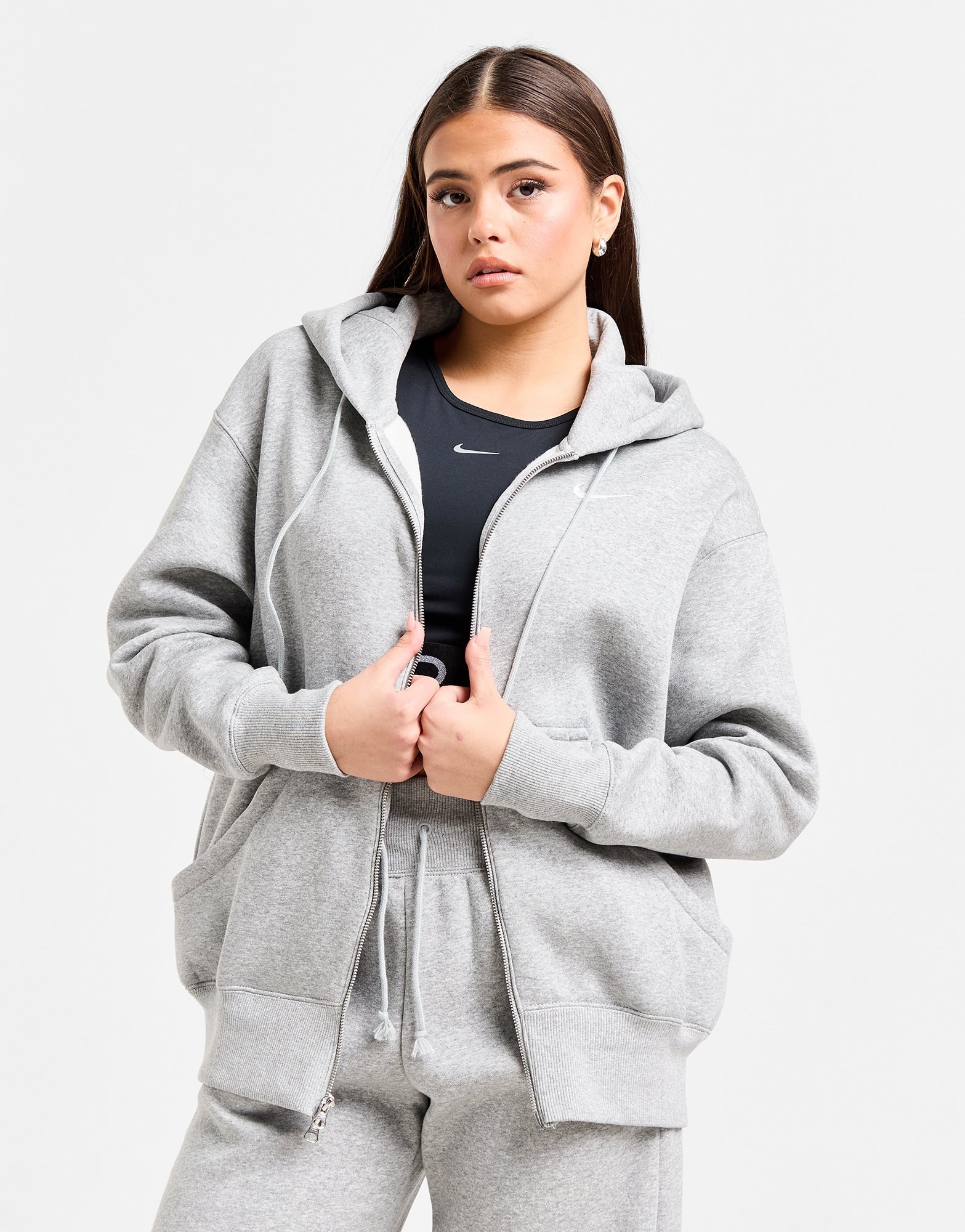 Nike Phoenix Fleece Oversized Full Zip Hoodie Damen
