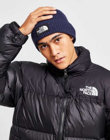 The North Face Logo Box Cuffed Beanie Mütze