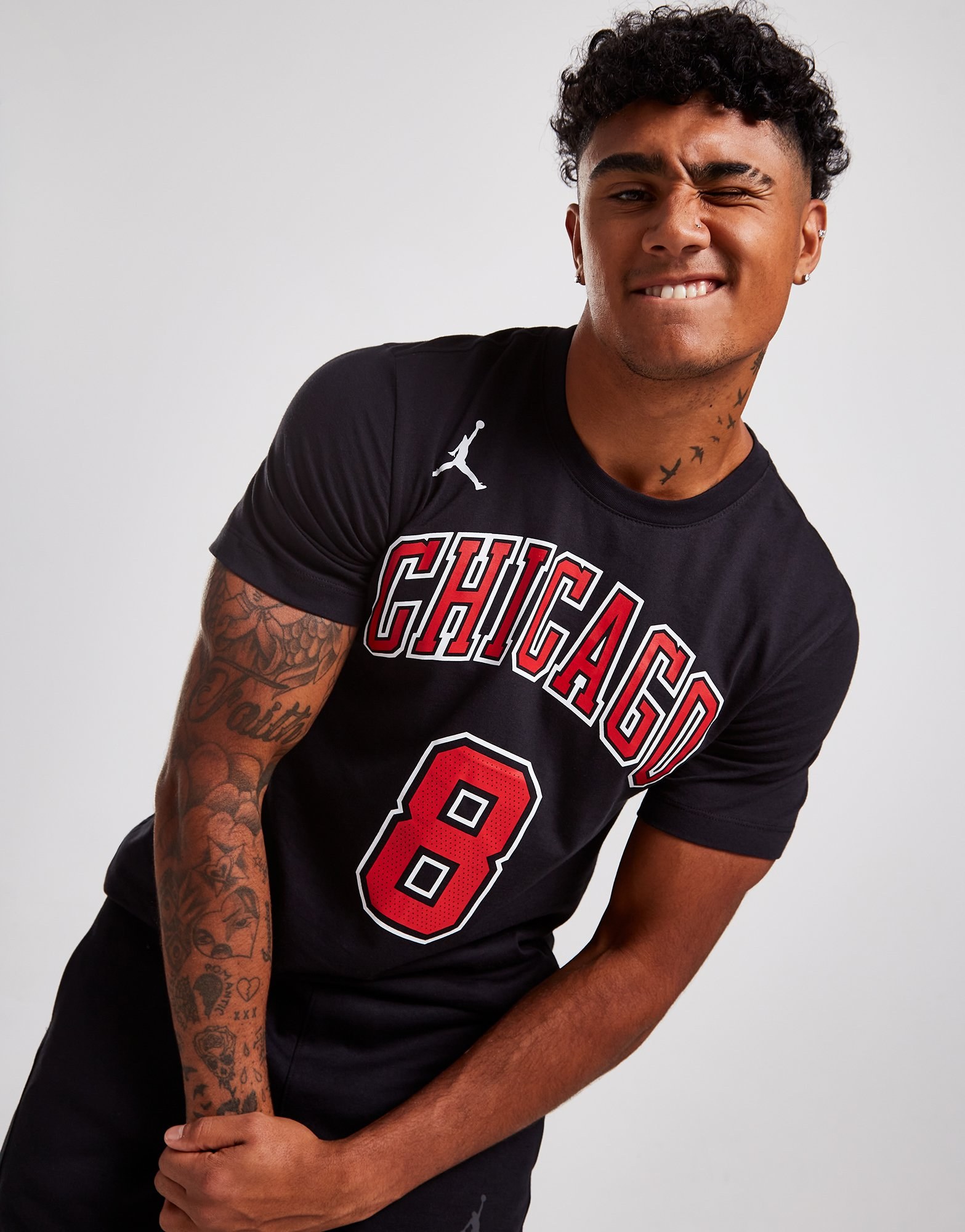 Nike NBA Chicago Bulls LaVine #8 Statement T-Shirt