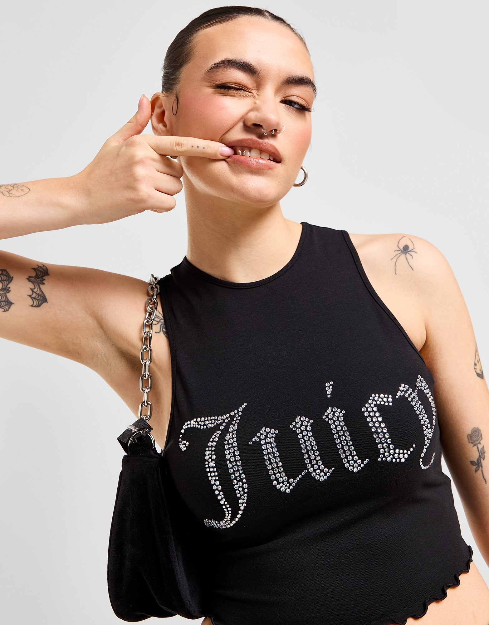 JUICY COUTURE Diamante Hem Tanktop