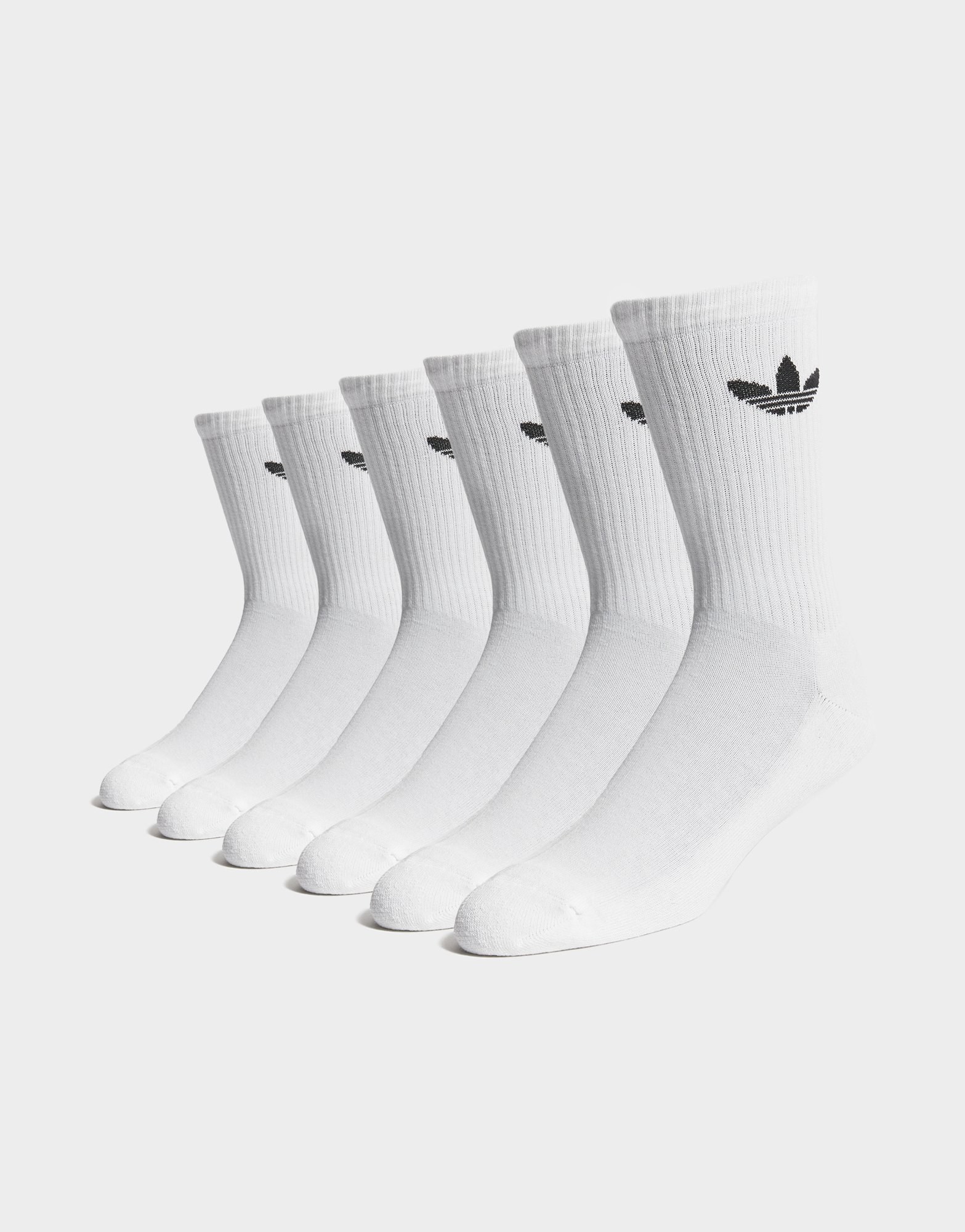 adidas Originals Trefoil Cushion Crew Socken, 6 Paar