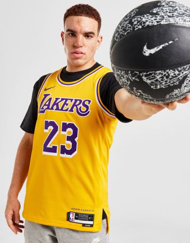 Nike NBA LA Lakers James #23 Icon Jersey