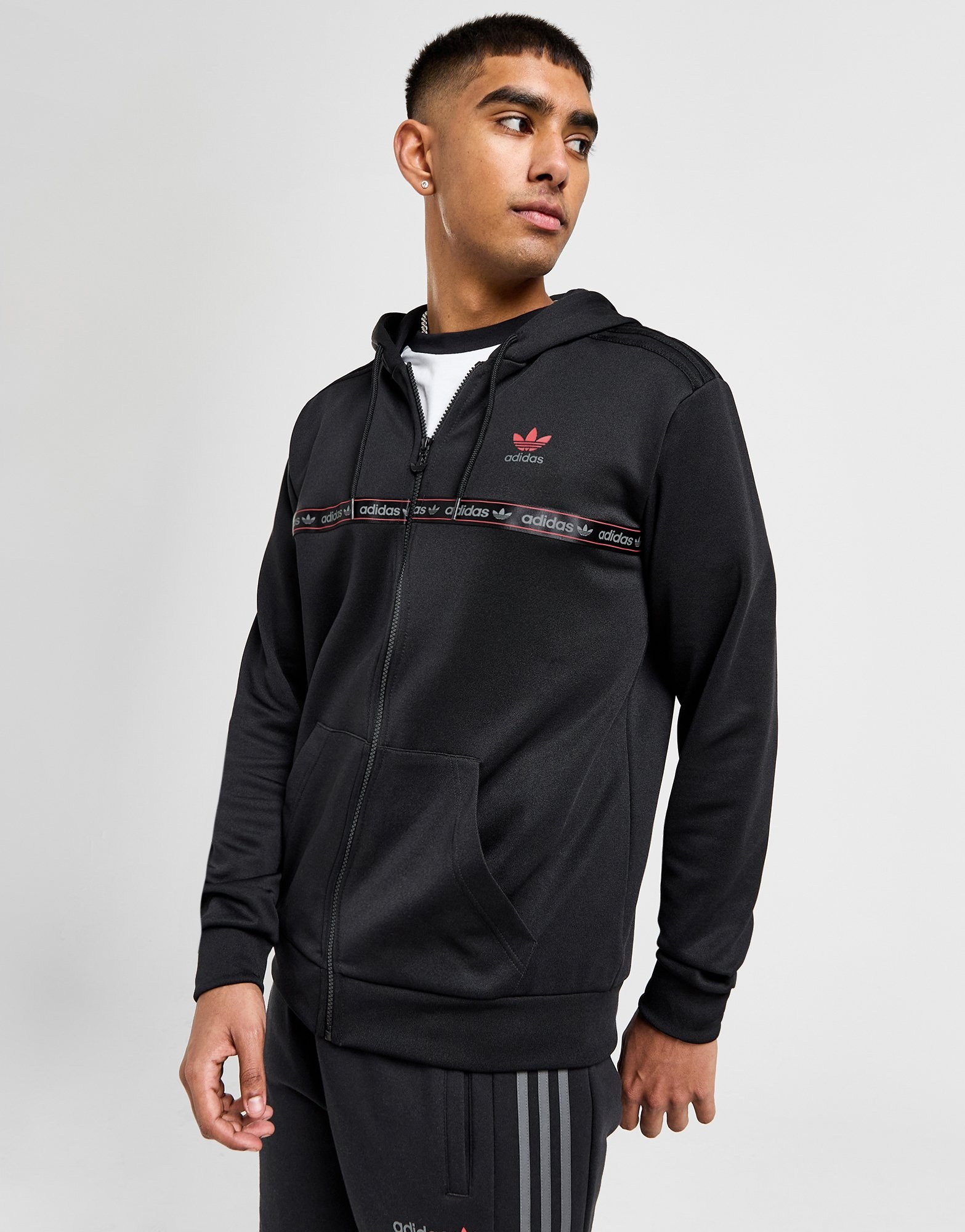 adidas Originals Tape Full Zip Hoodie