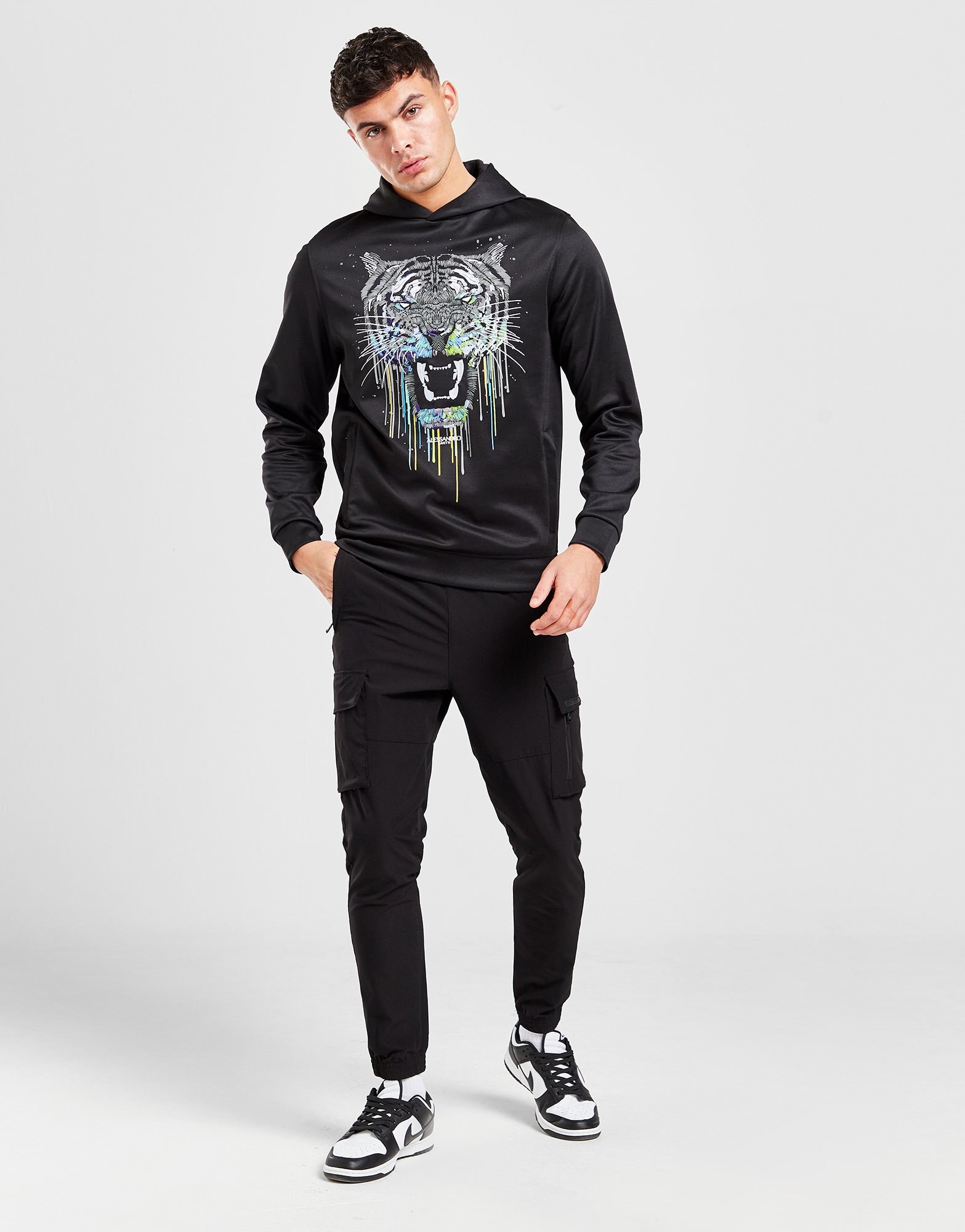 Alessandro Zavetti Growler Paint Drip Hoodie