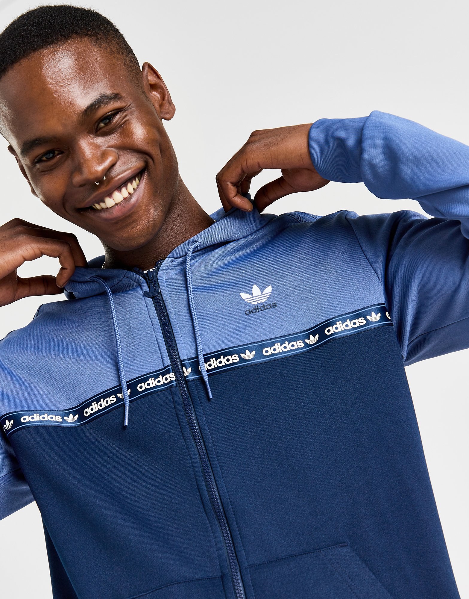 adidas Originals Tape Full Zip Hoodie