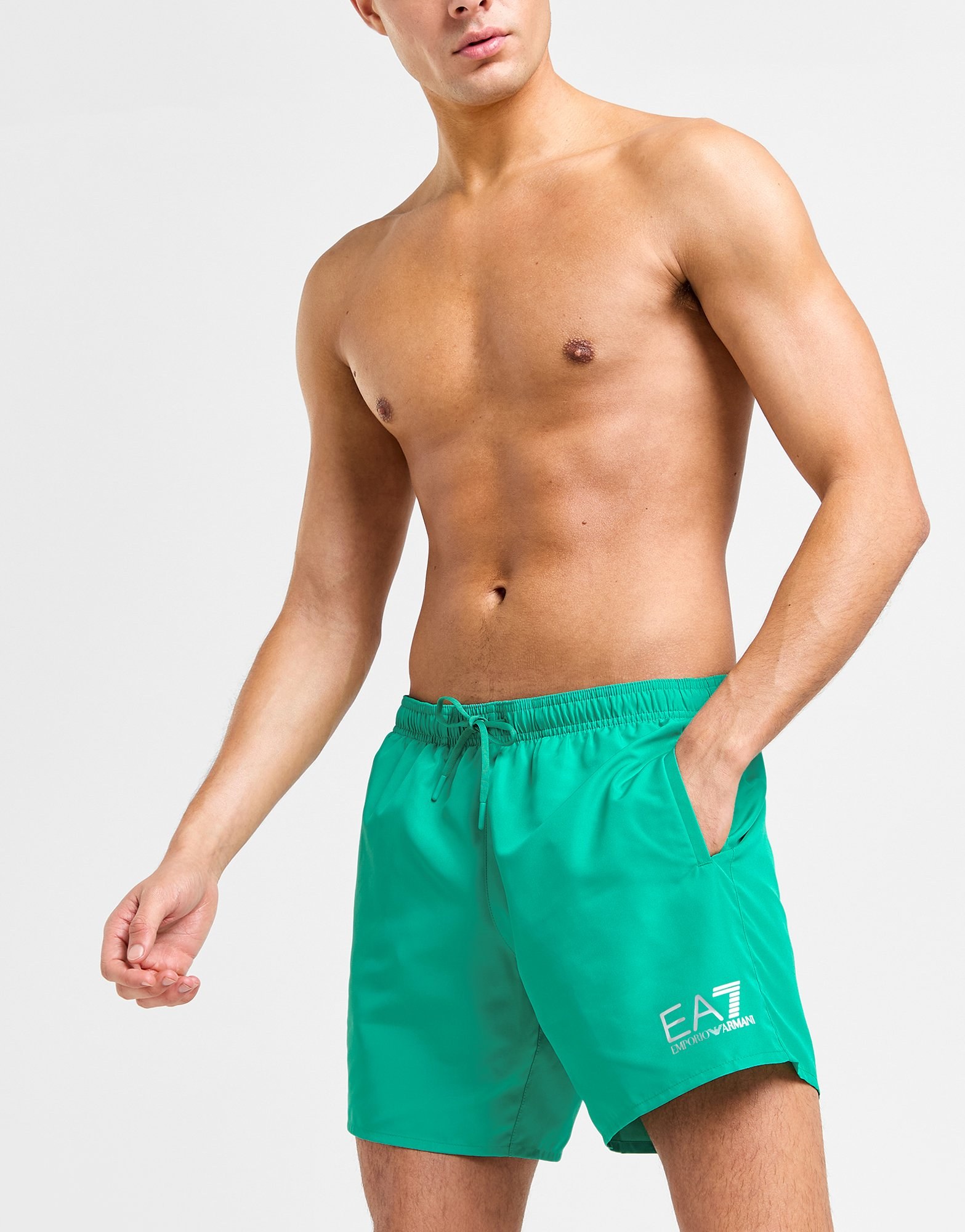 EA7 Emporio Armani Small Logo Badeshorts