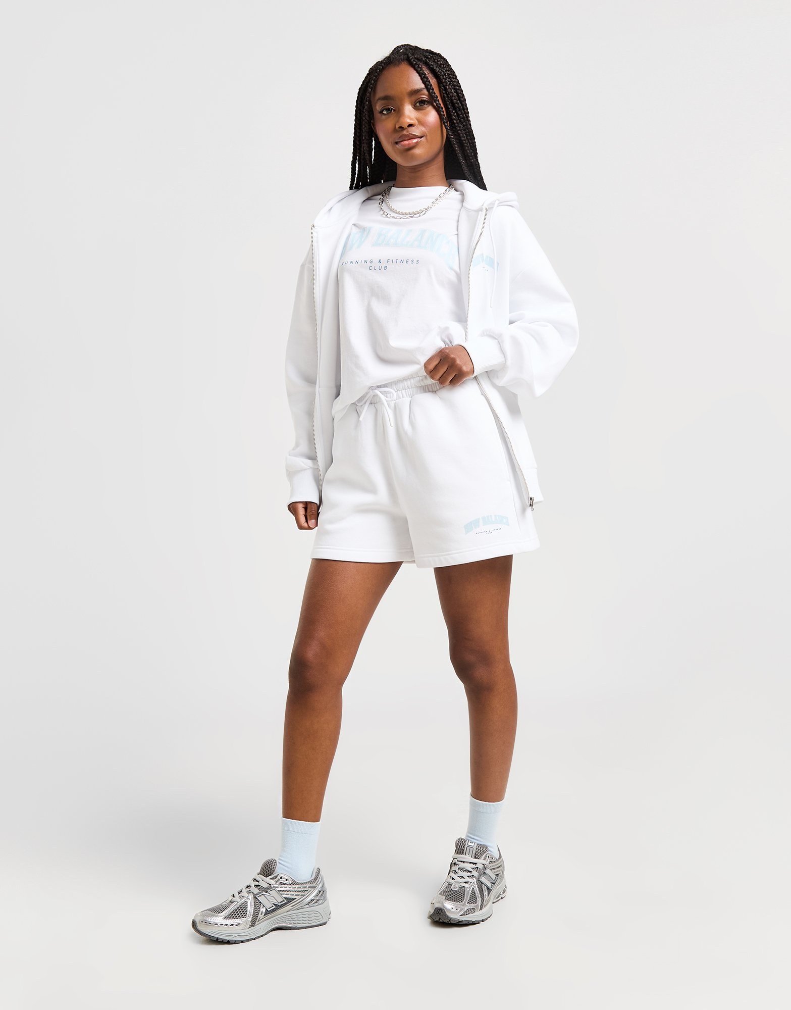 New Balance Logo Fleece Shorts