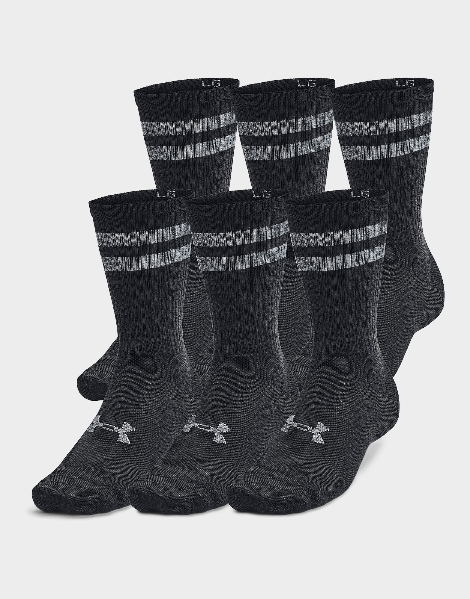 Under Armour Essential Crew-Socken im 6er-Pack, unisex