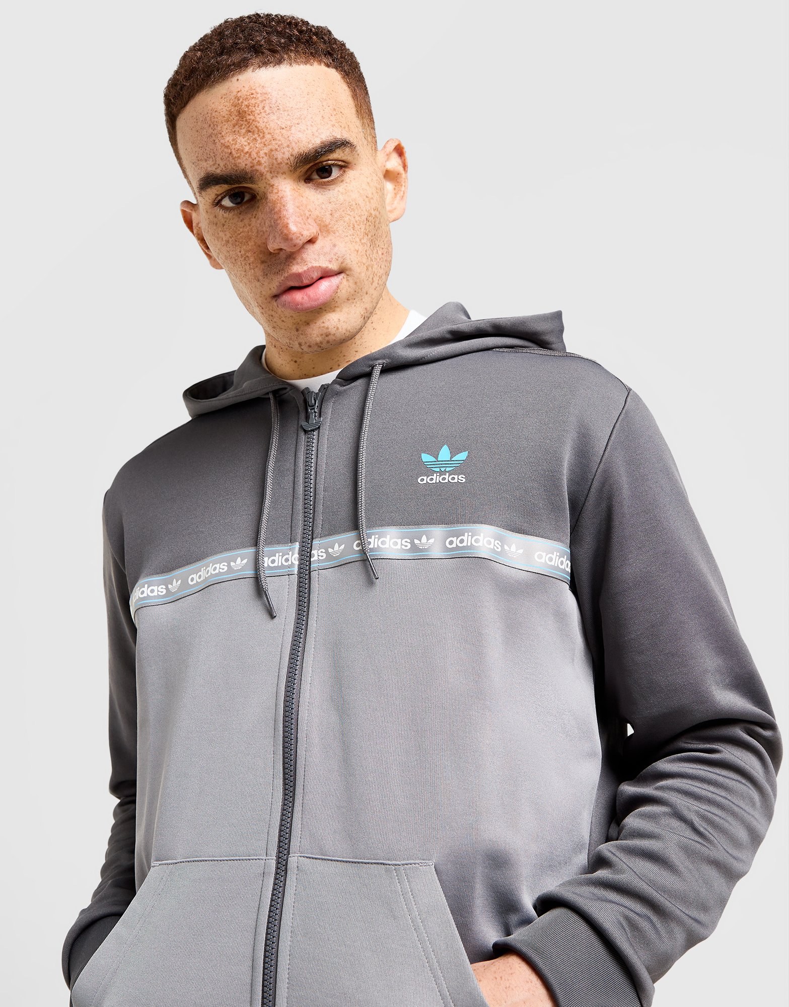 adidas Originals Full Zip Tape Hoodie