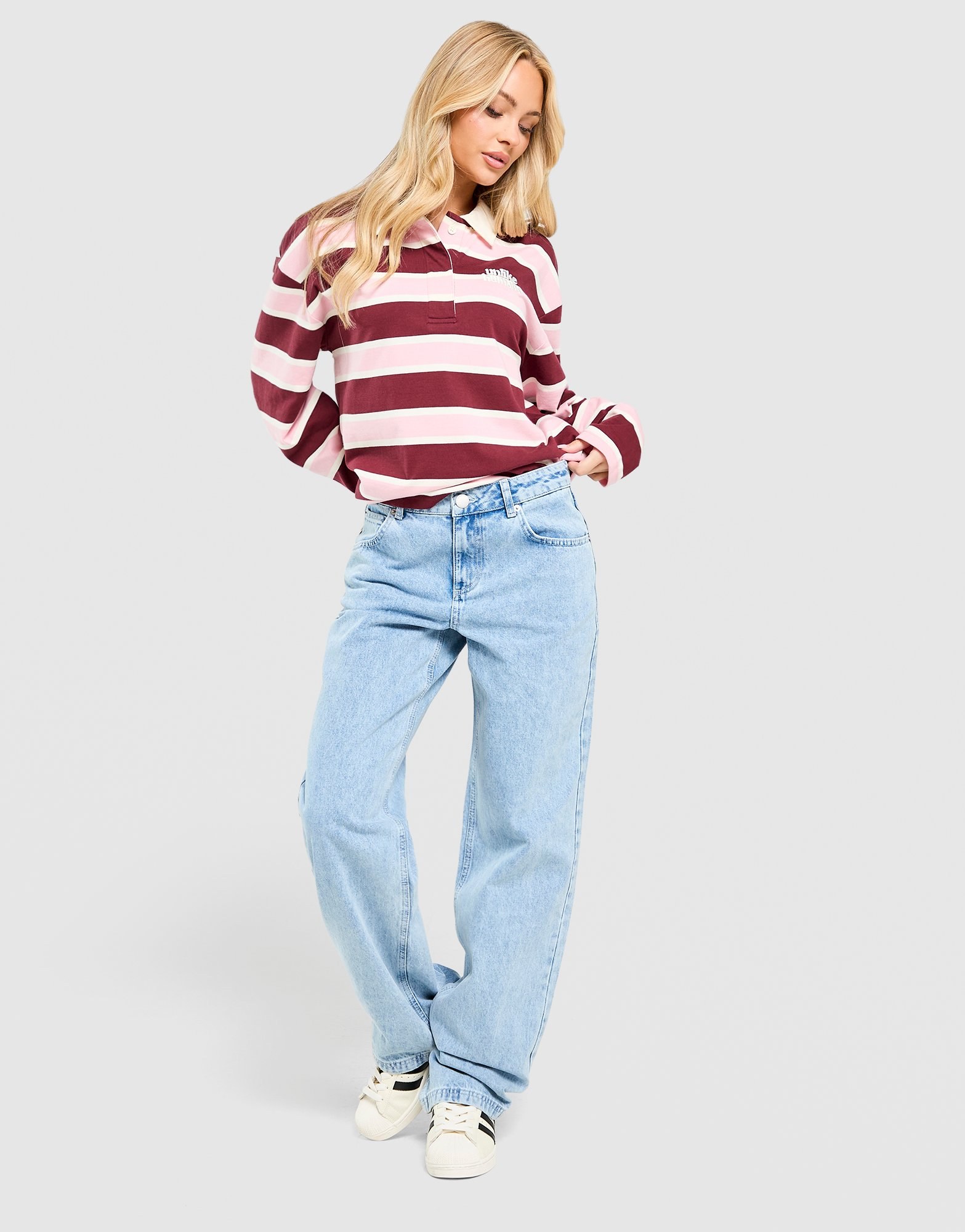 Unlike Humans Mid-Rise Loose Jeans Damen