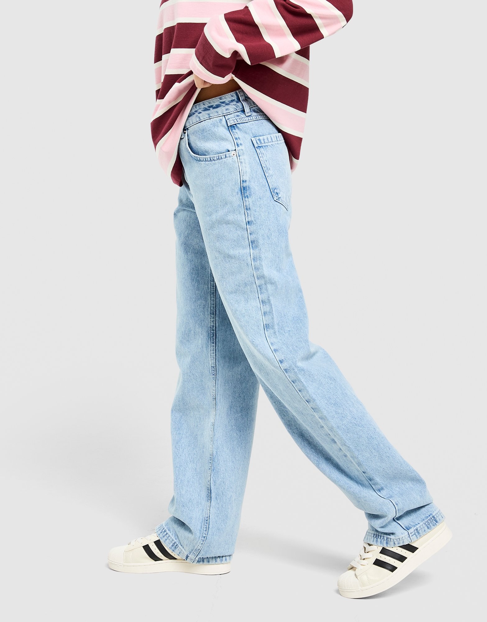 Unlike Humans Mid-Rise Loose Jeans Damen