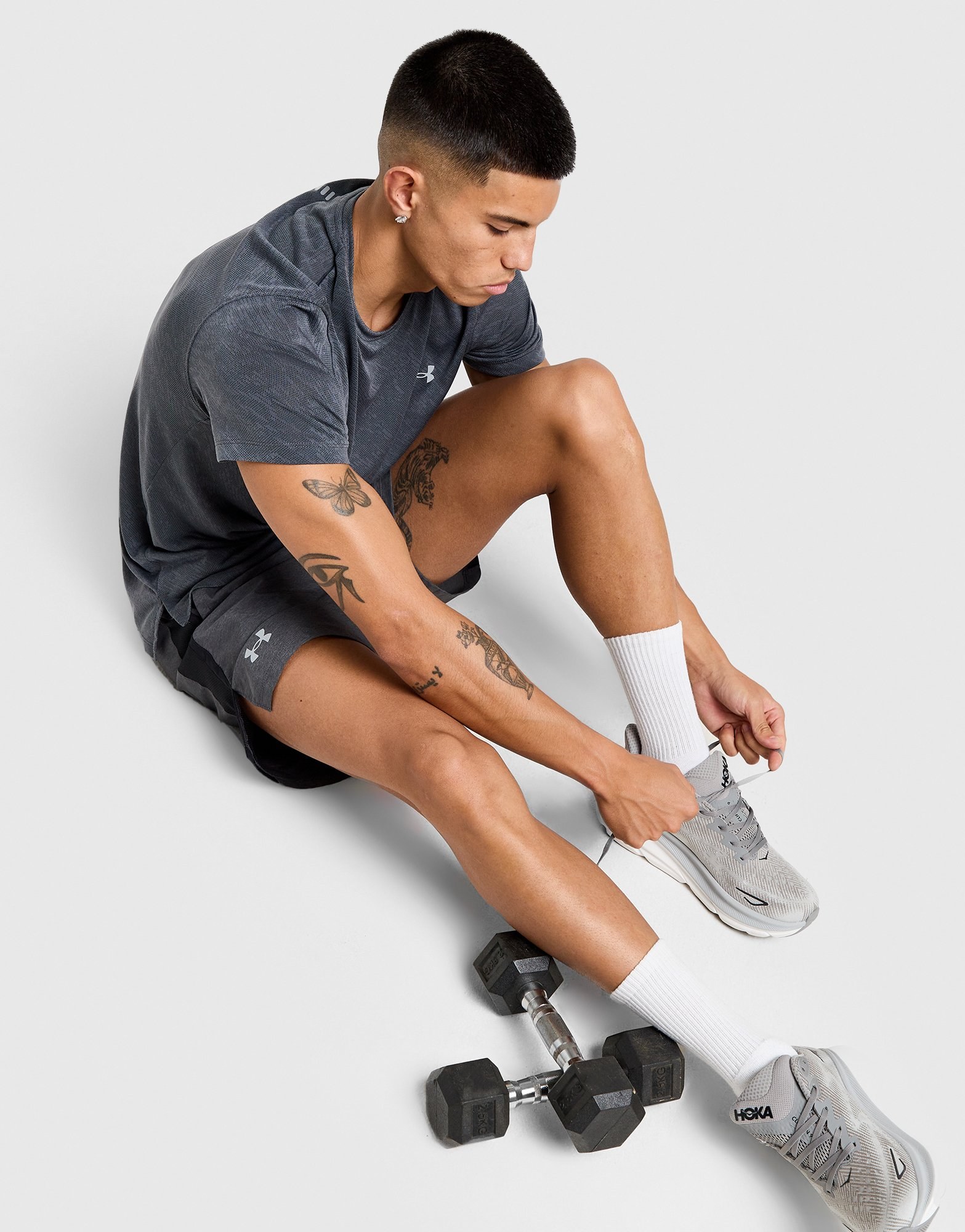 Under Armour Launch Heather 7" Shorts