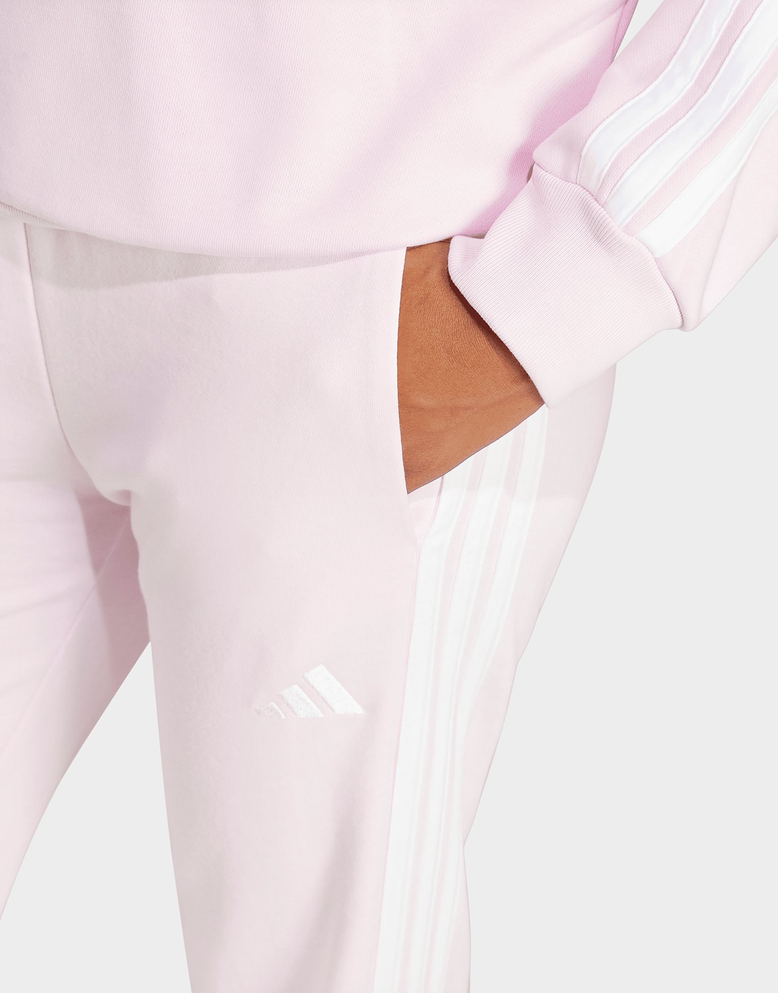 adidas Essentials 3-streifen French Terry Cuffed Hose