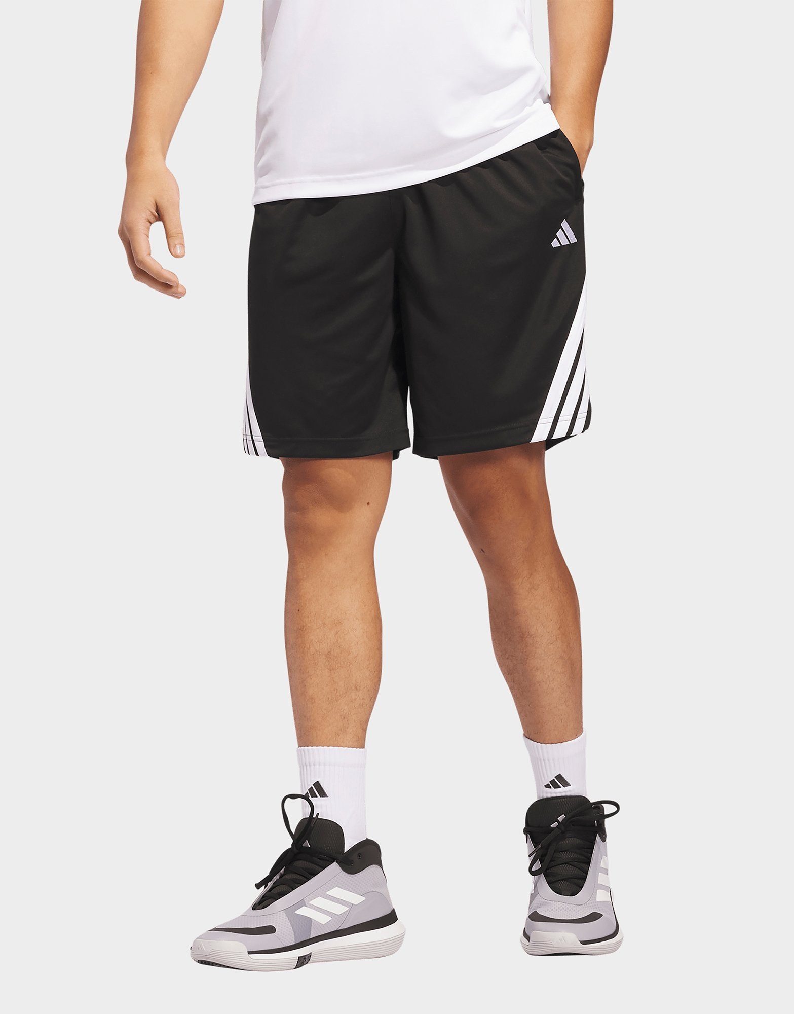 adidas Legends 3-streifen Basketball Shorts