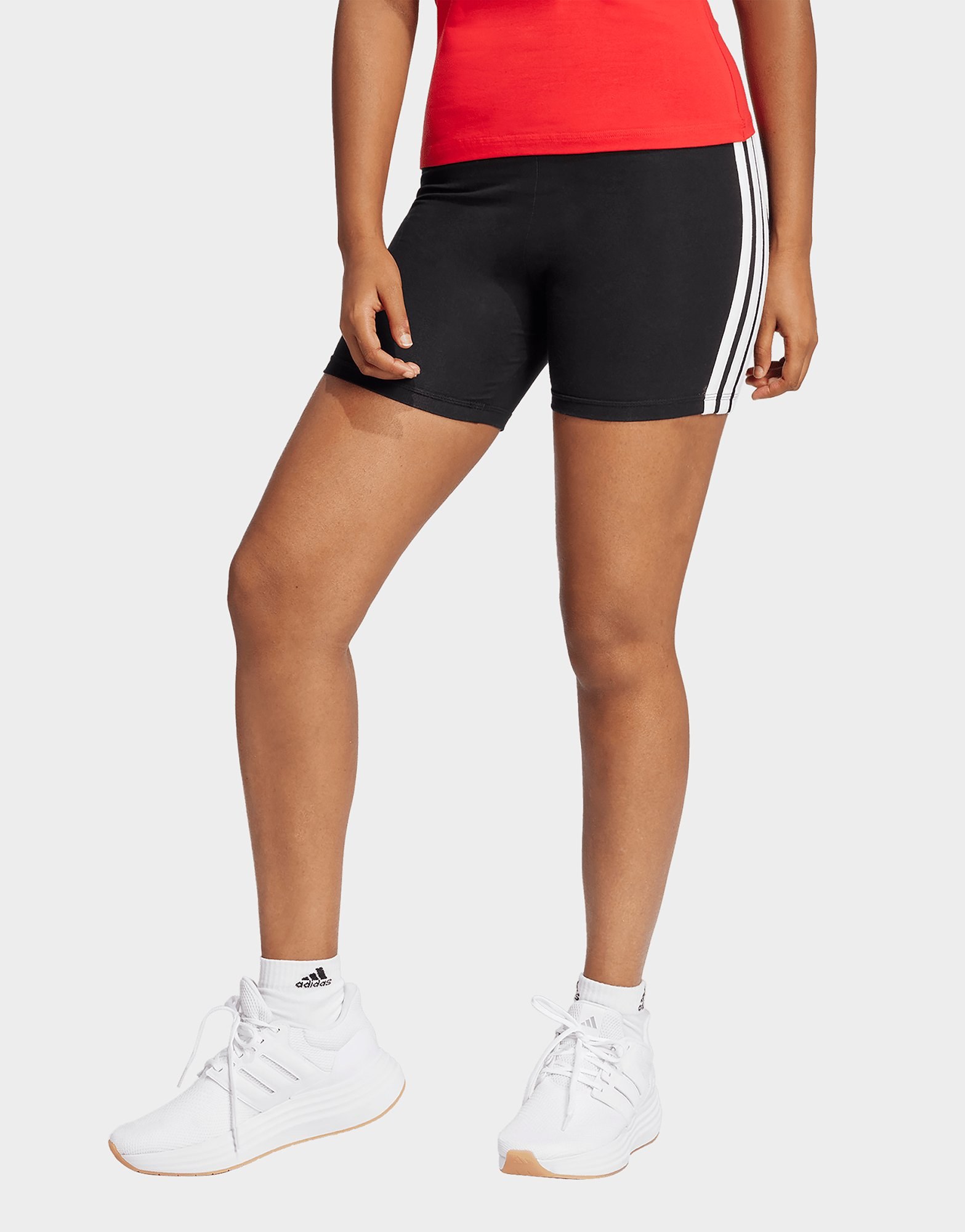 adidas Essentials 3-streifen High Waisted Kurze Leggings