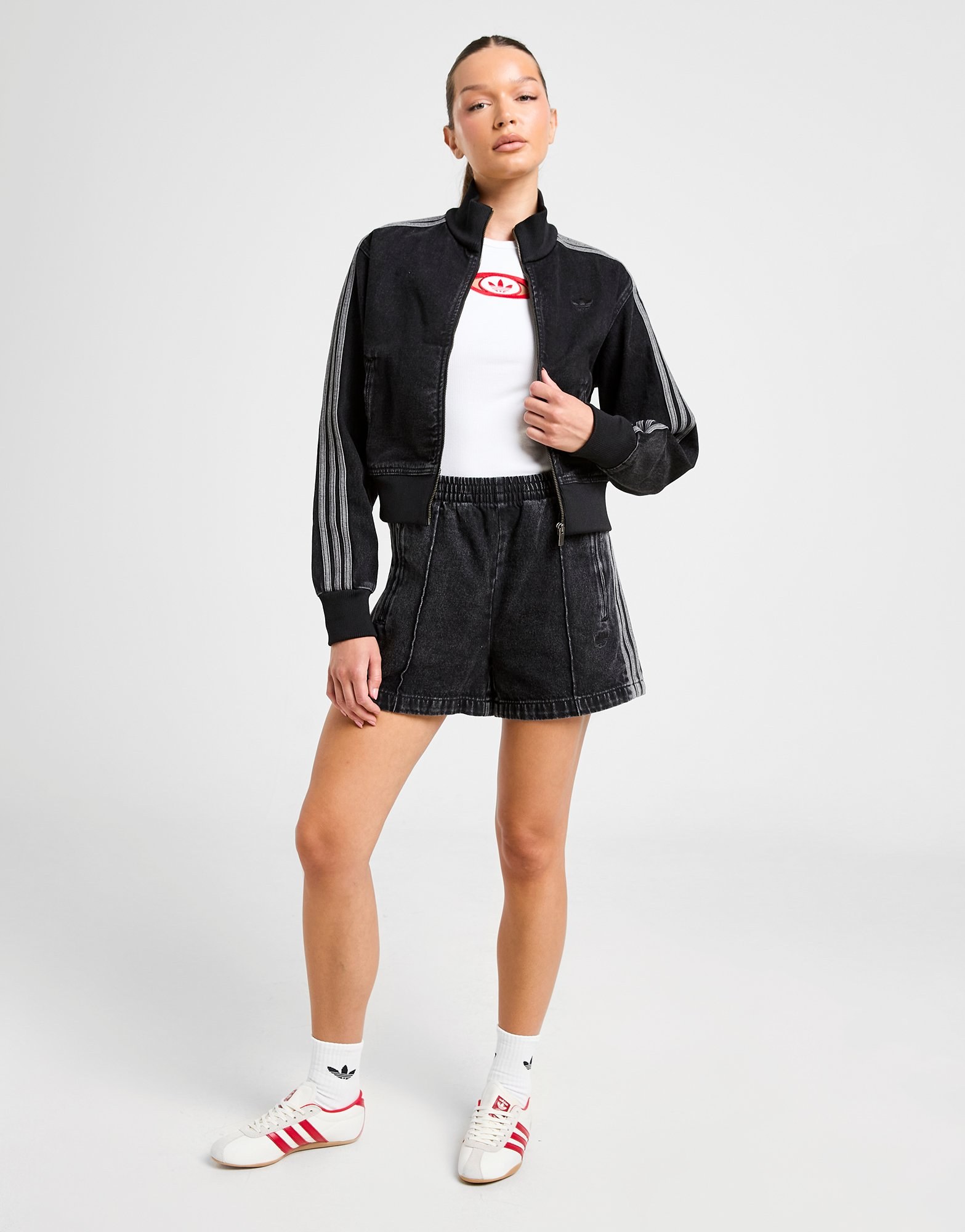 adidas Originals Denim Firebird Trainingsoberteil Damen