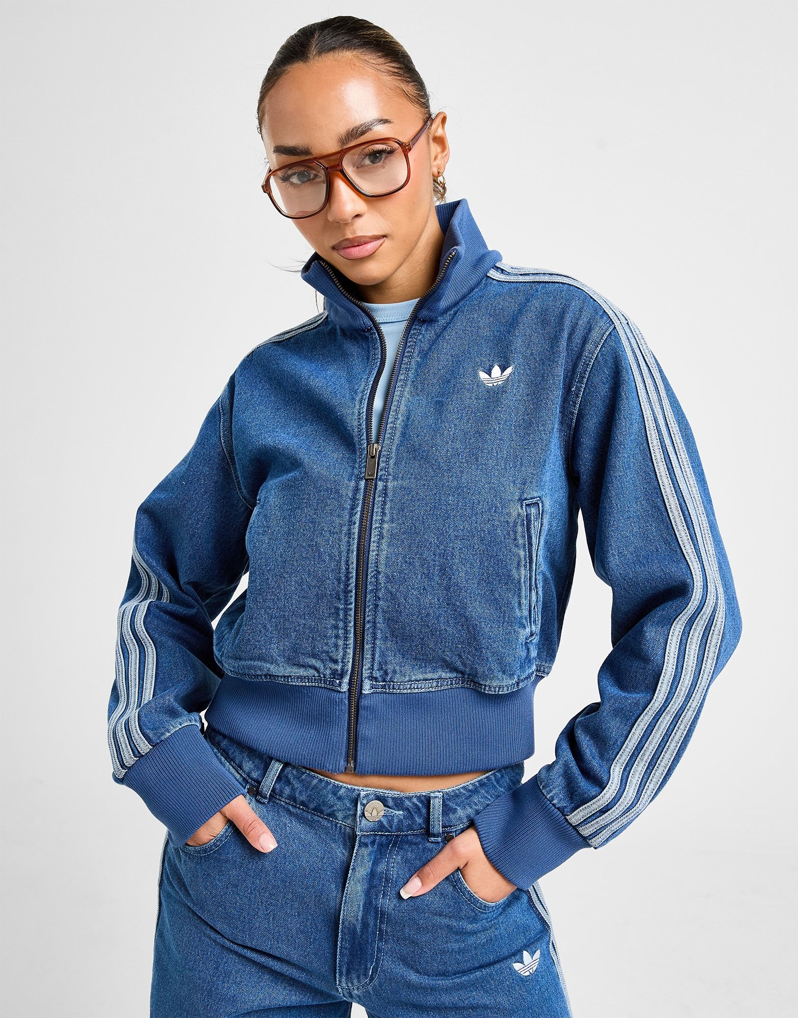 adidas Originals Denim Firebird Trainingsoberteil Damen