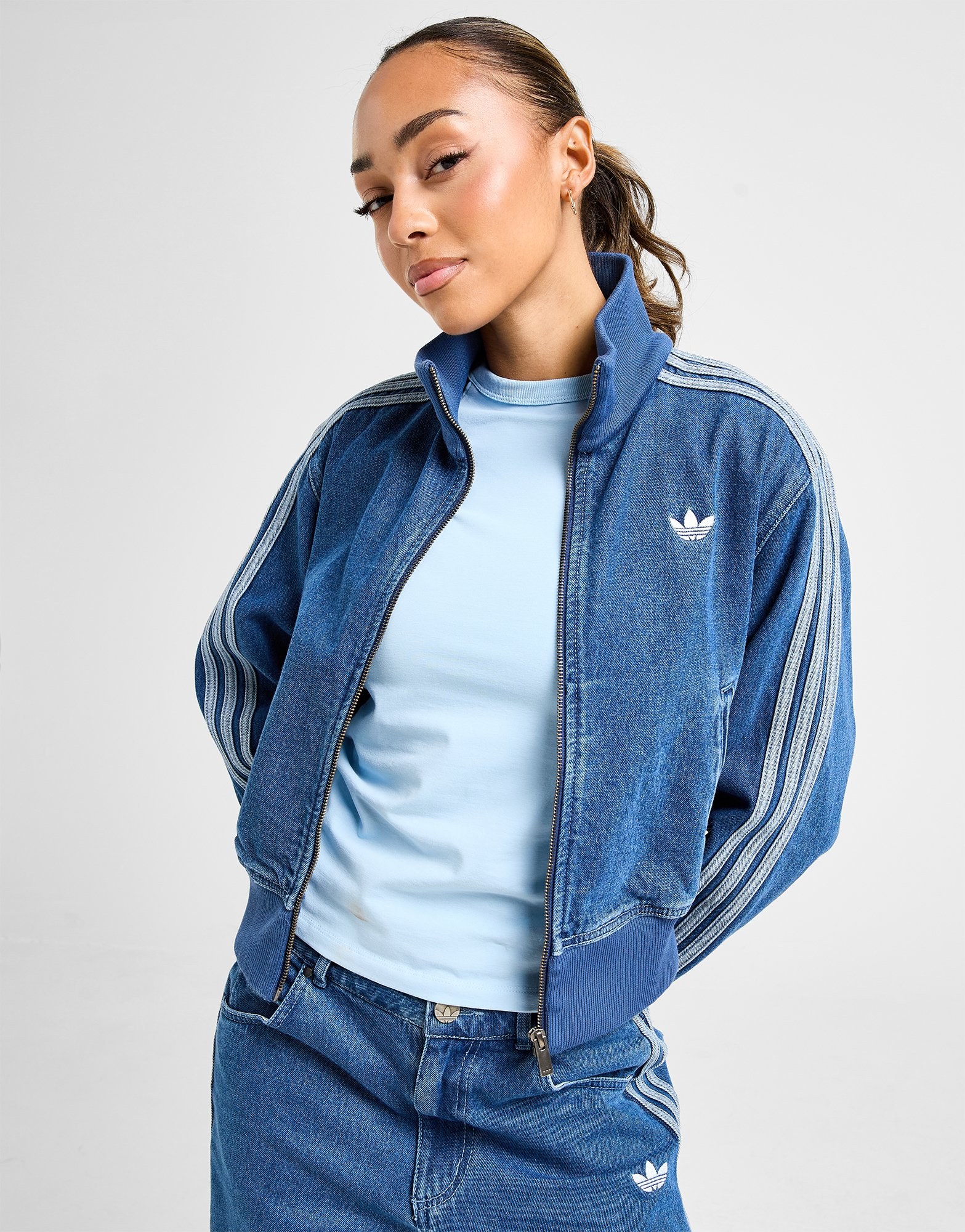 adidas Originals Denim Firebird Trainingsoberteil Damen