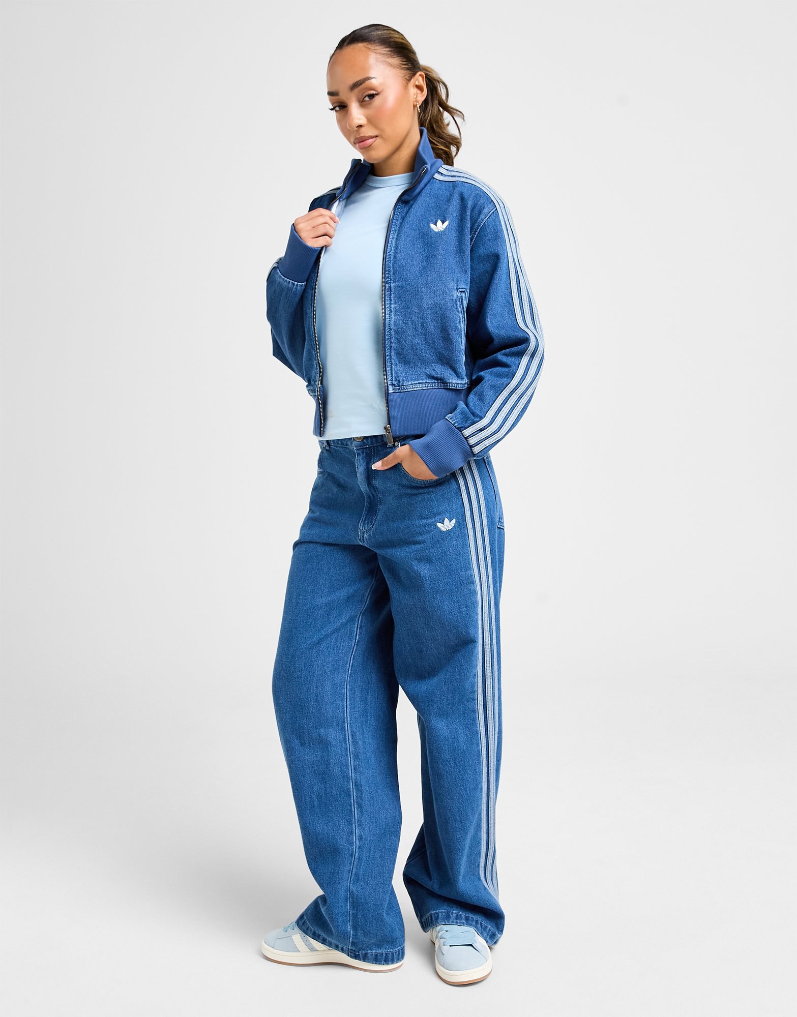 adidas Originals Denim Firebird Trainingsoberteil Damen