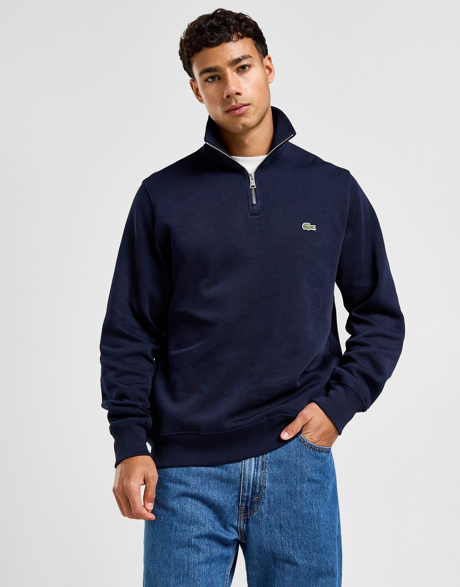 Lacoste 1/2 Zip Crew Sweatshirt