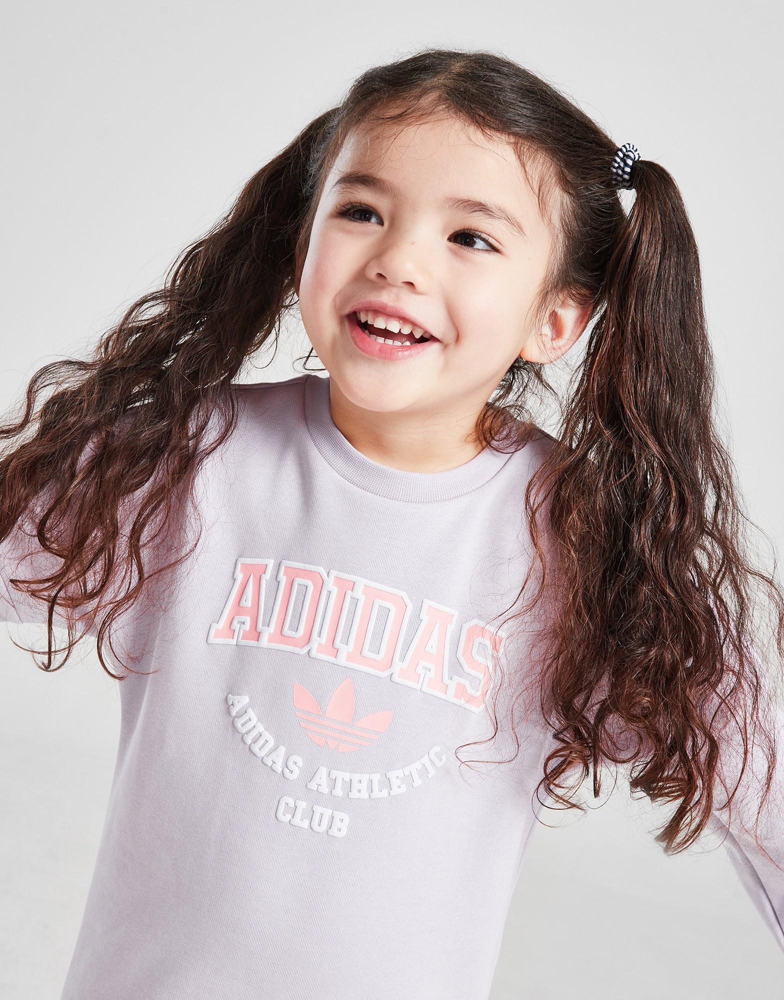 adidas Originals Girls' Varsity Crew Sweatshirt/Leggings Set Babys