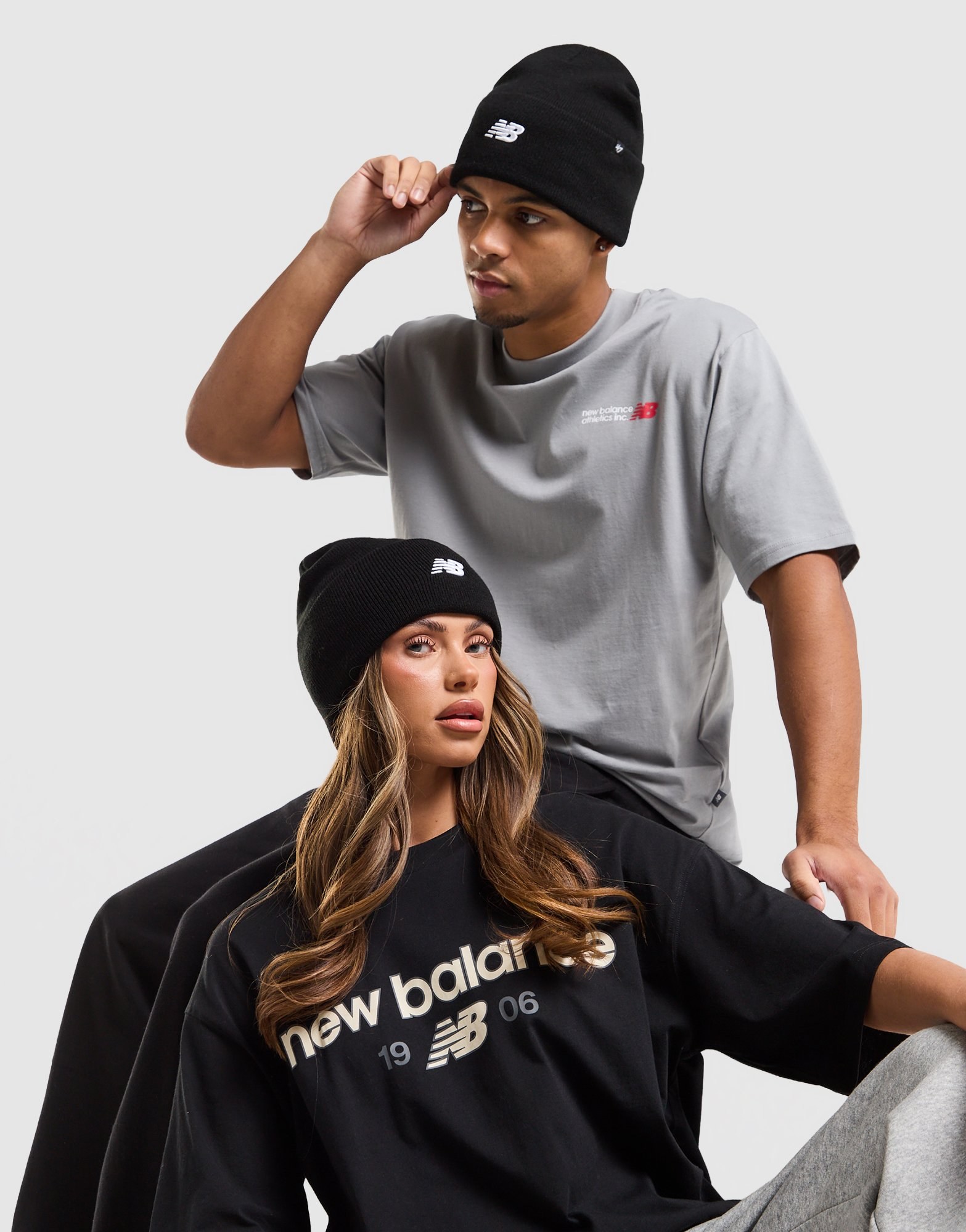 New Balance x 47 Brand Logo Beanie Mütze