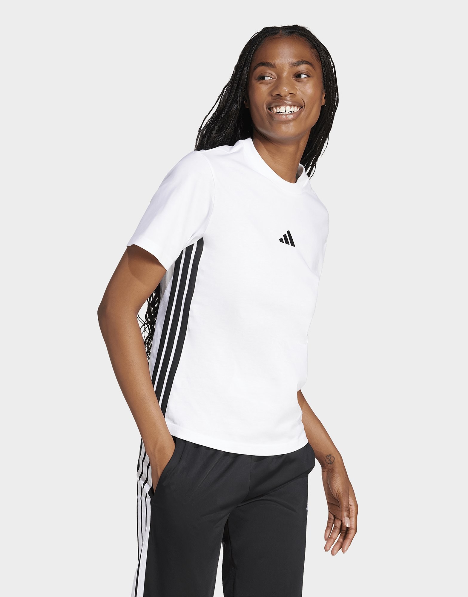 adidas Essentials 3-streifen Cotton T-shirt