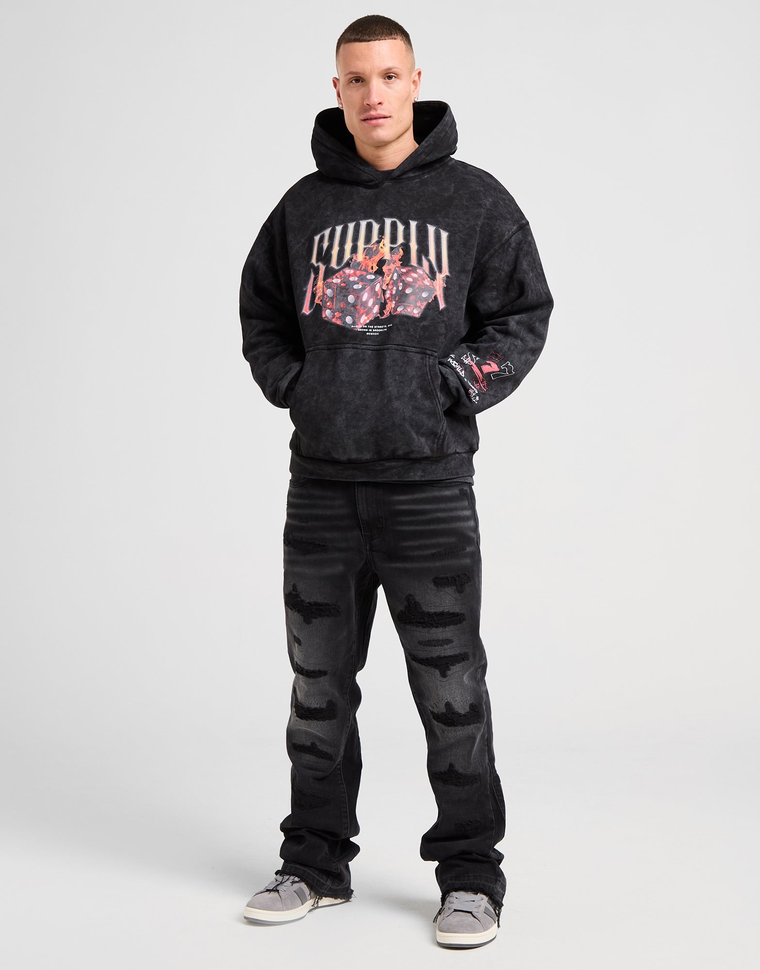Supply & Demand Fire Dice Hoodie