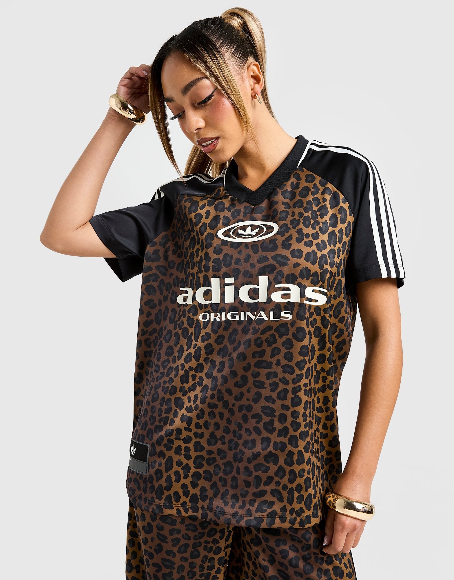 adidas Originals Satin Football T-Shirt