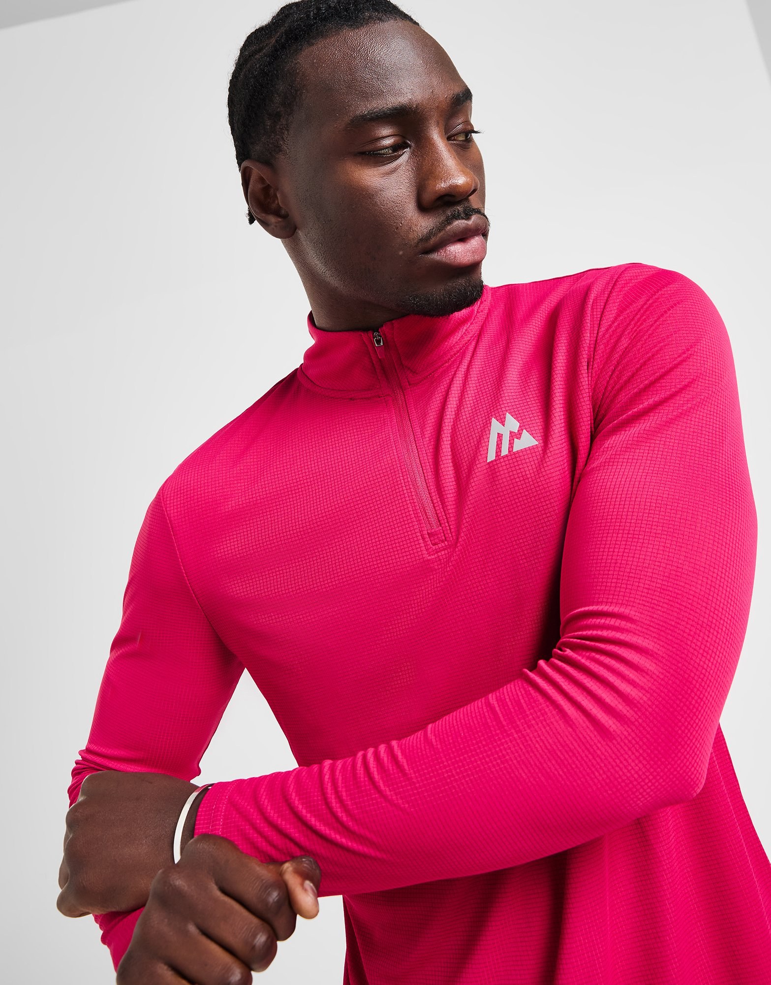 MONTIREX Peak Grid 1/4 Zip Top