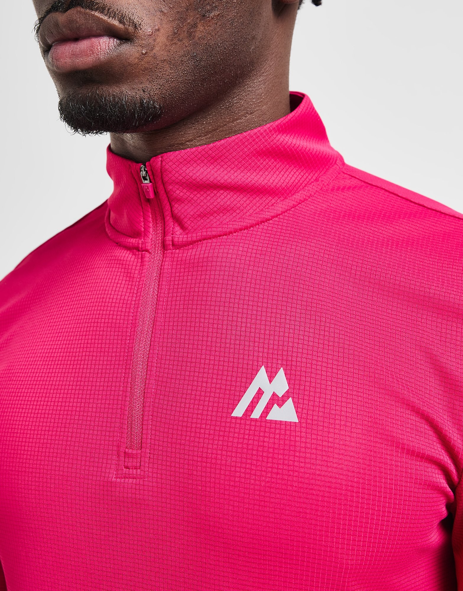 MONTIREX Peak Grid 1/4 Zip Top