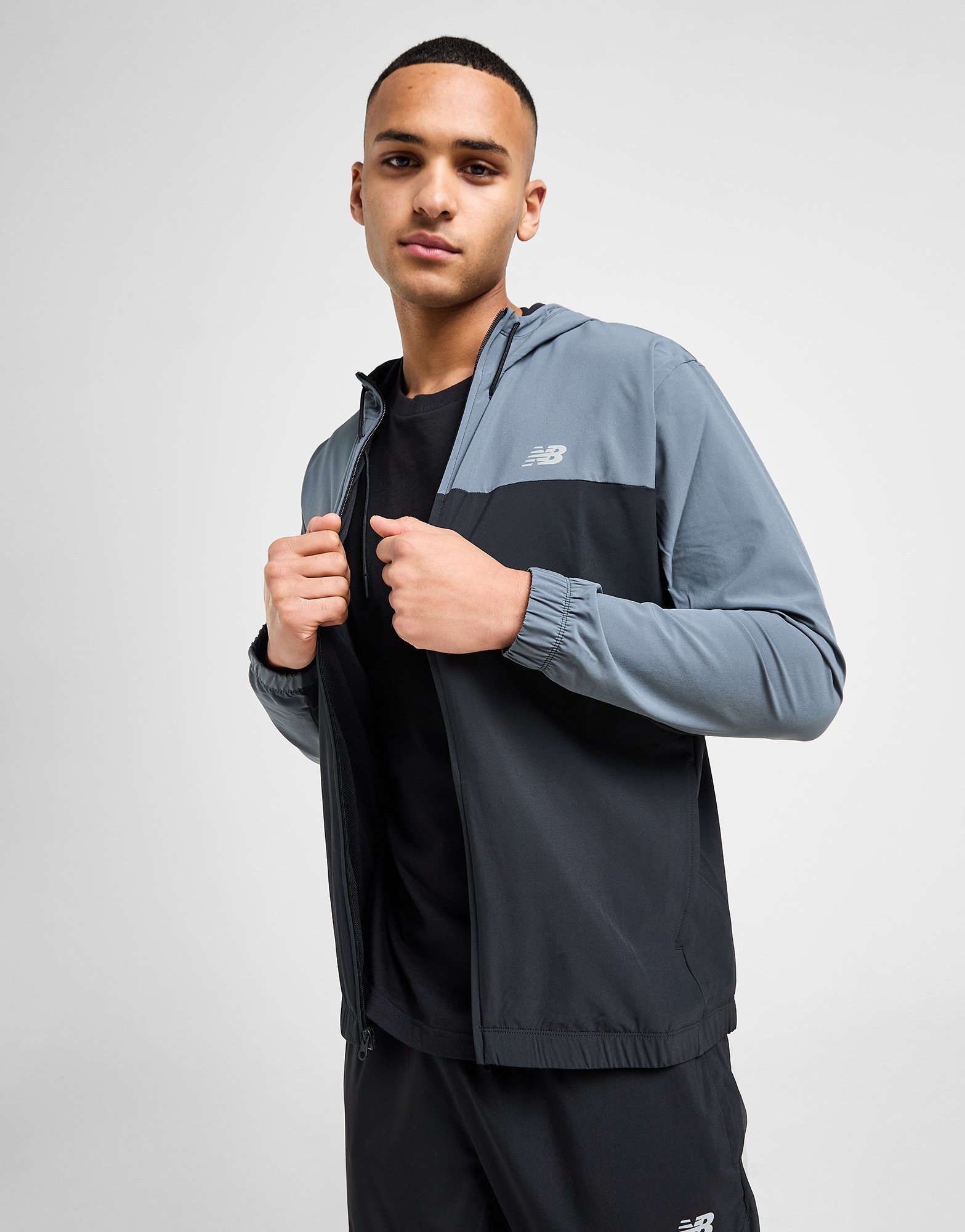 New Balance Colour Block Woven Jacke