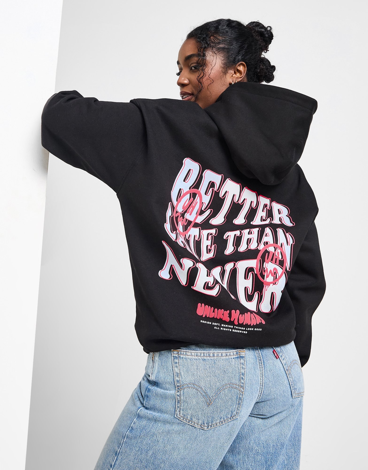 Unlike Humans Better Hoodie Damen