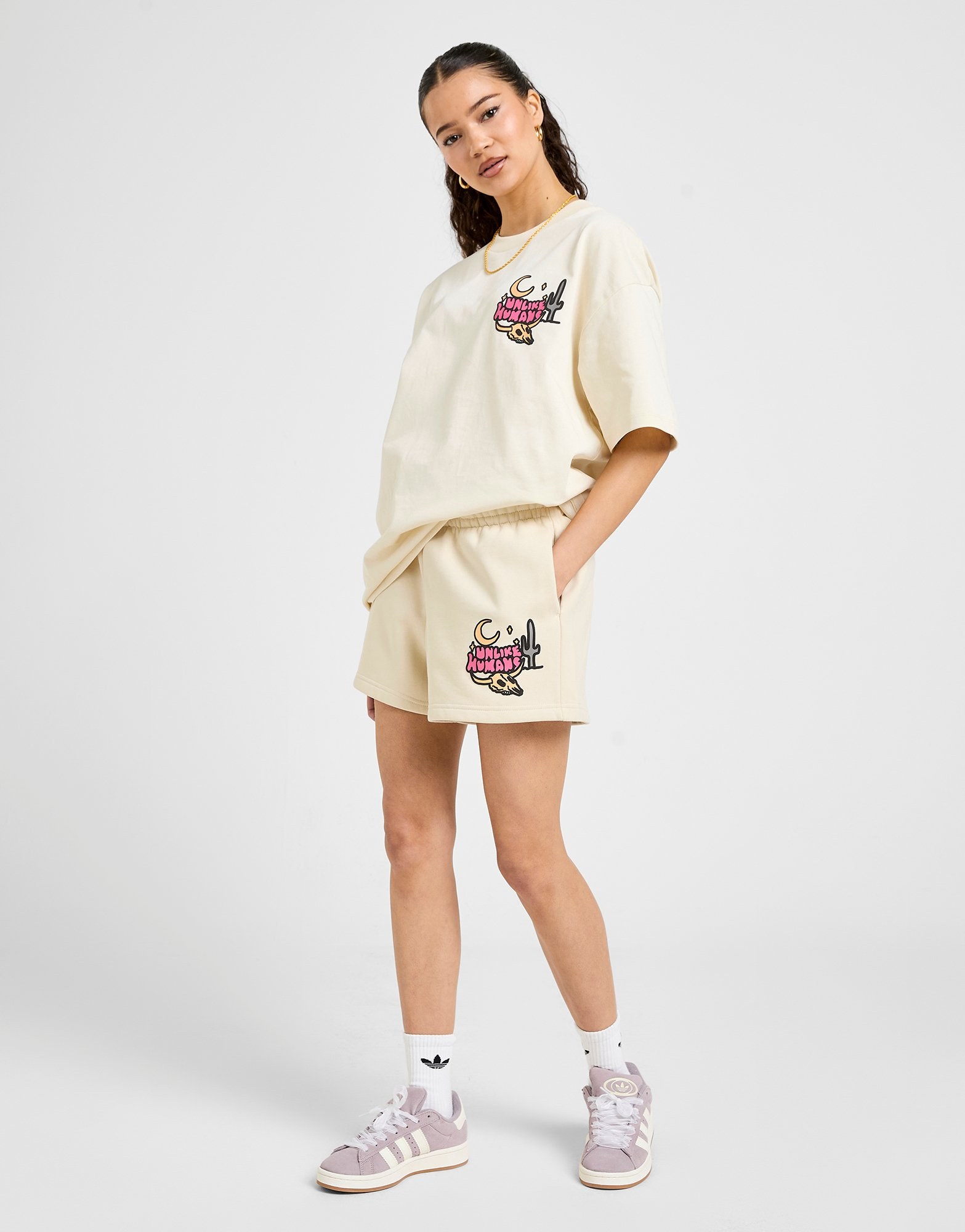 Unlike Humans Cactus Shorts Damen
