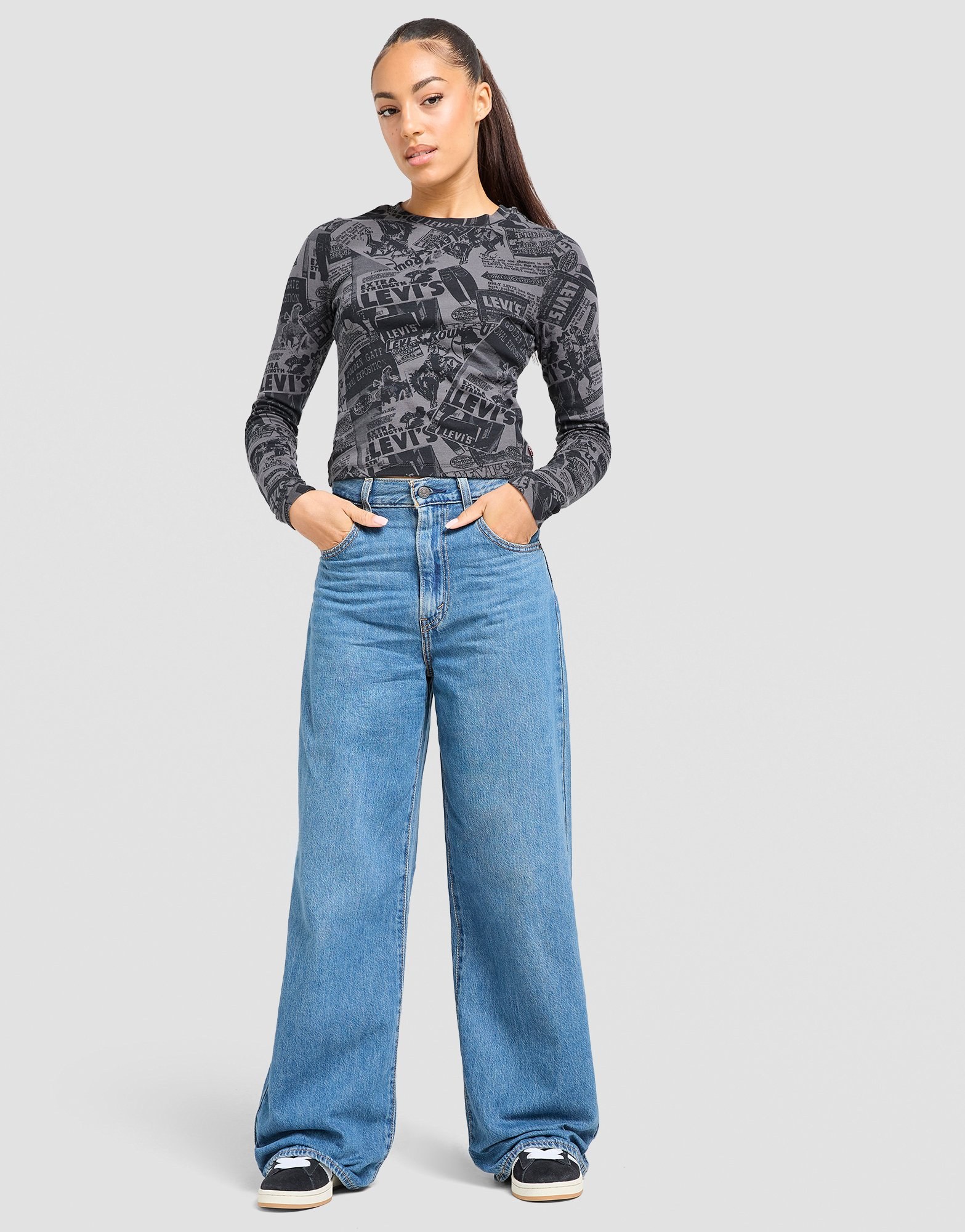 LEVI'S Cinch Baggy Jeans Damen