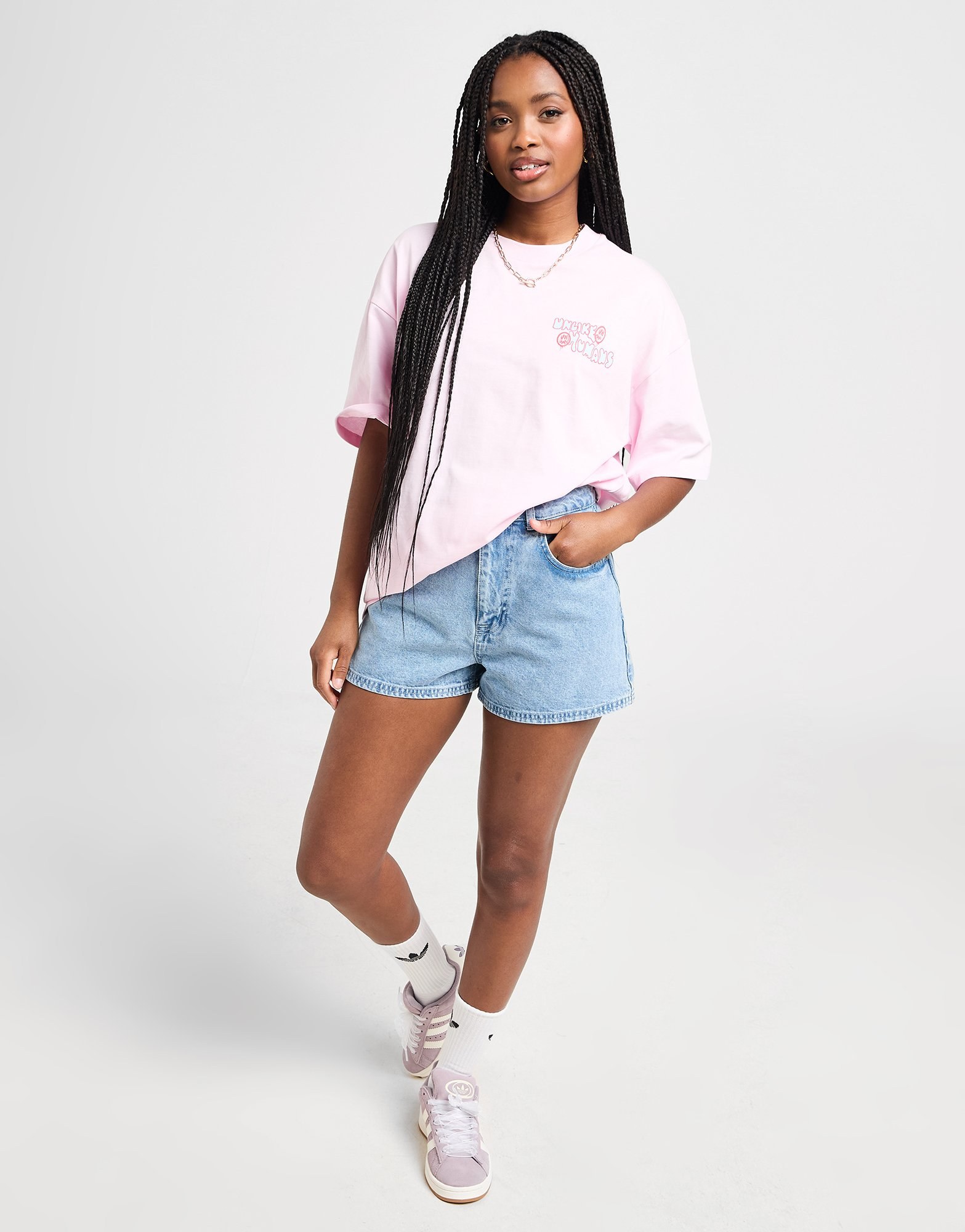 Unlike Humans High-Rise Mom Shorts Damen