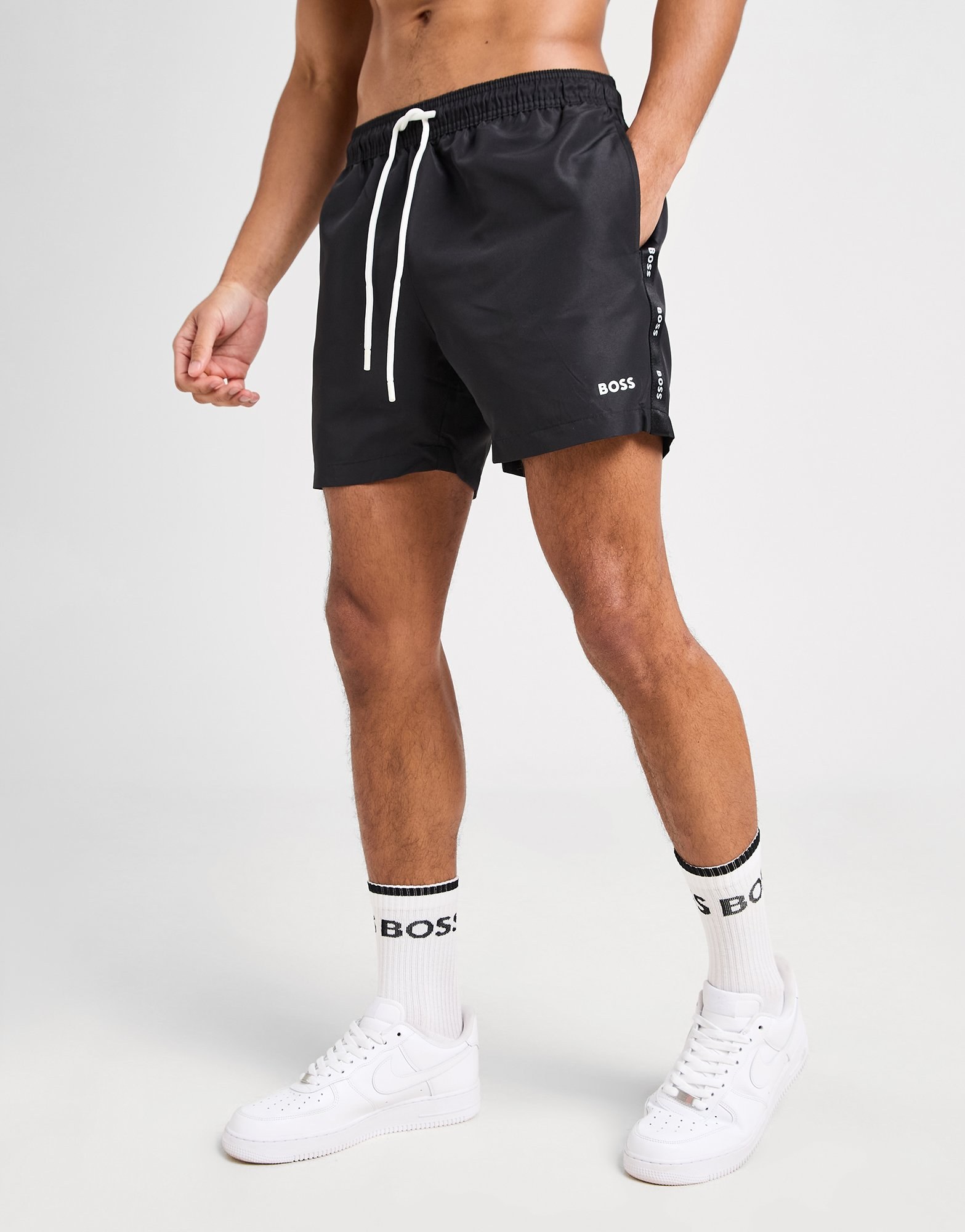 BOSS Repeat Tape Badeshorts