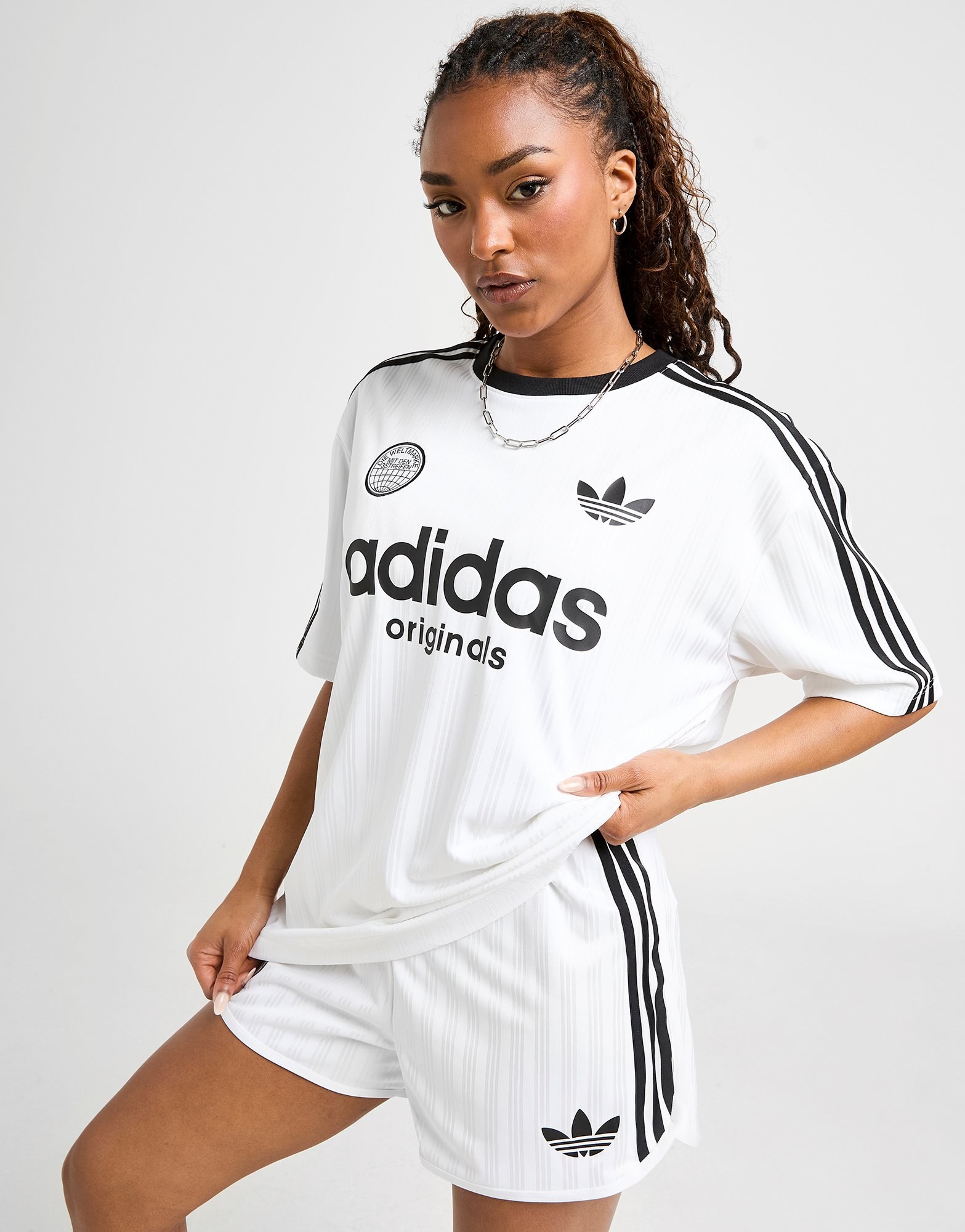adidas Originals Fußball Oversized T-Shirt Damen