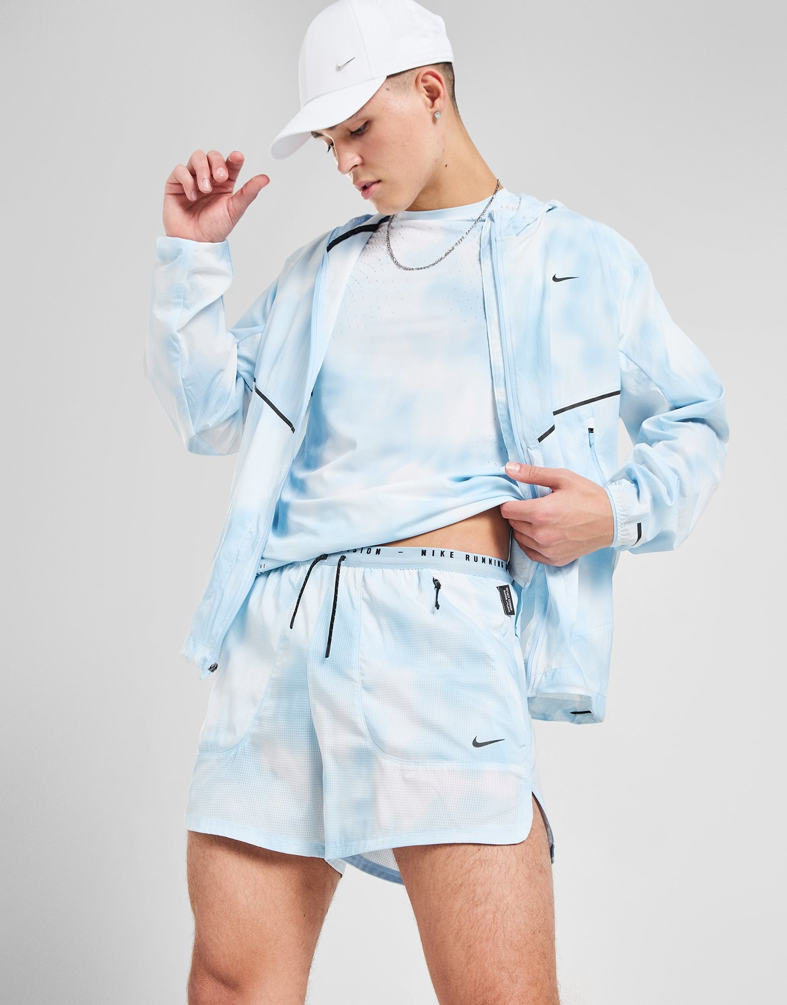 Nike Running Division All Over Print Shorts