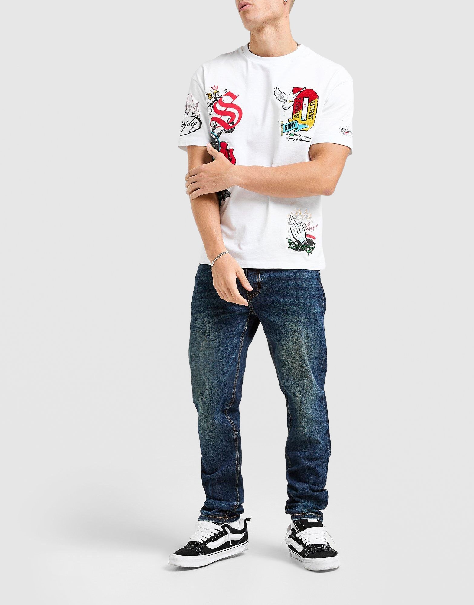 Supply & Demand Washed Core Slim Jeans
