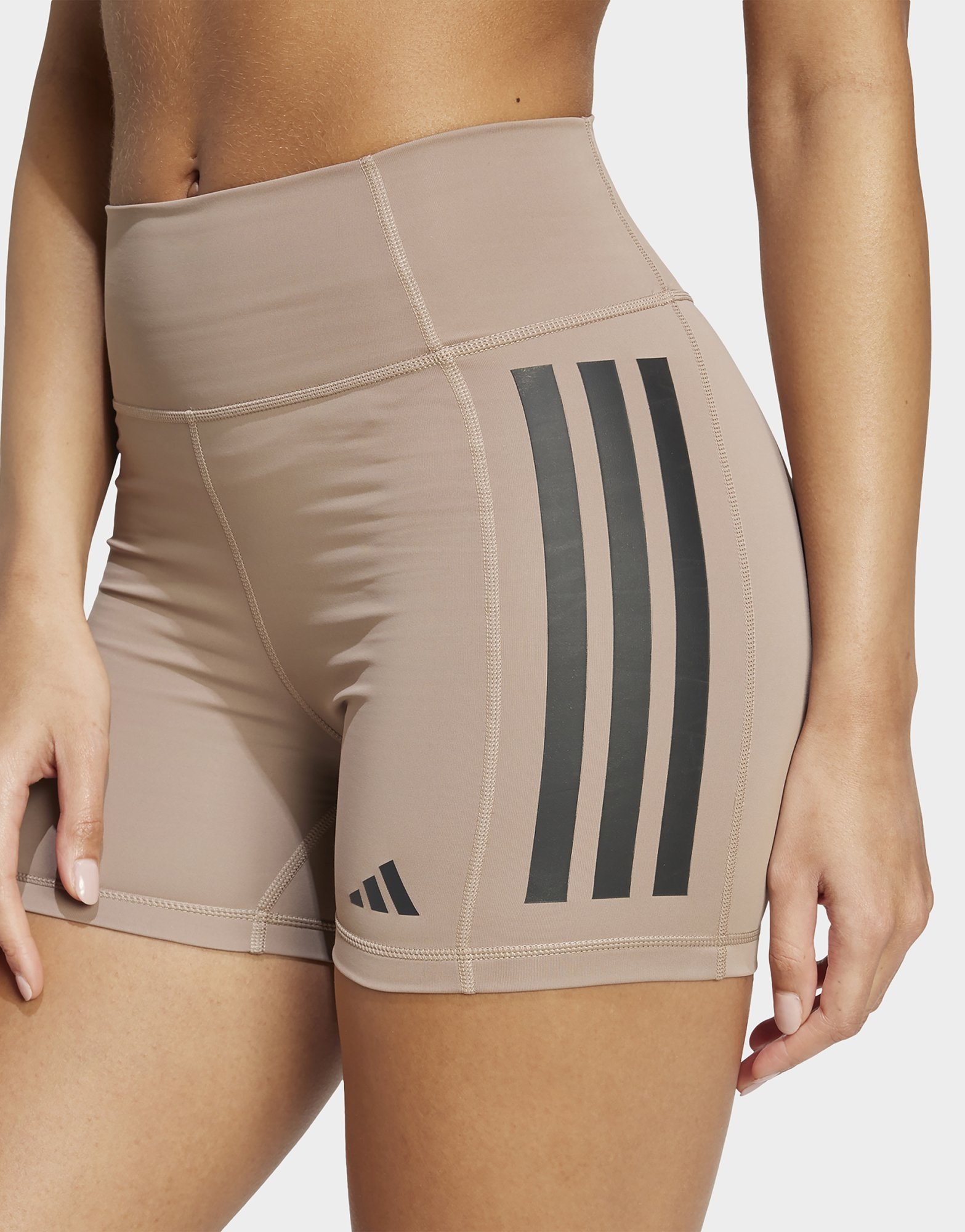 adidas Optimé 3-stripes 1/4 Short Leggings