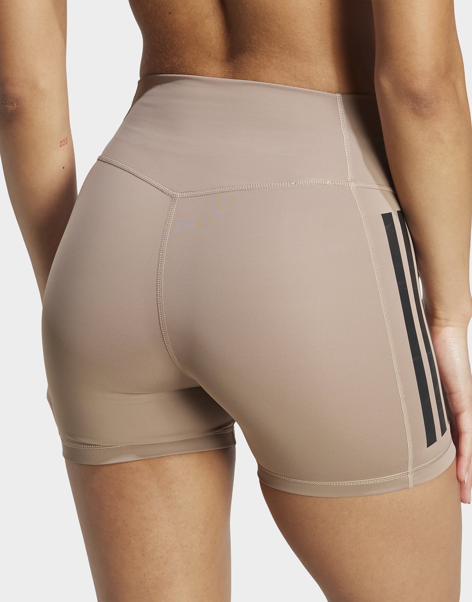 adidas Optimé 3-stripes 1/4 Short Leggings