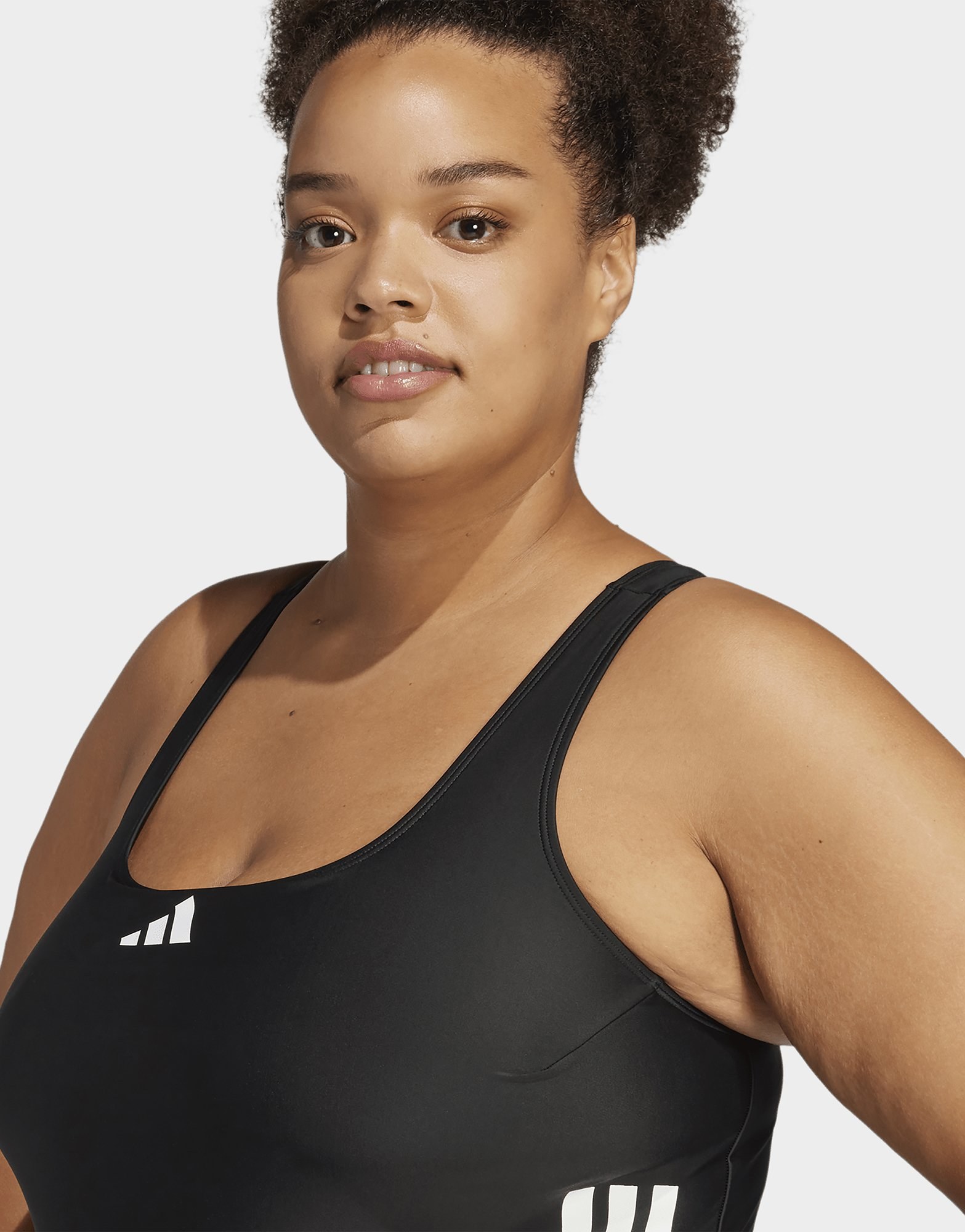 adidas 3-streifen C-back Badeanzug – Große Größen