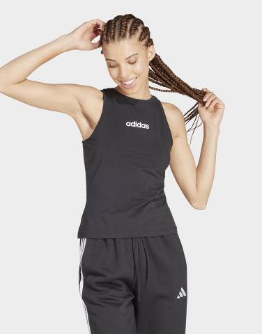 adidas Essentials Linear Slim Cotton Tanktop