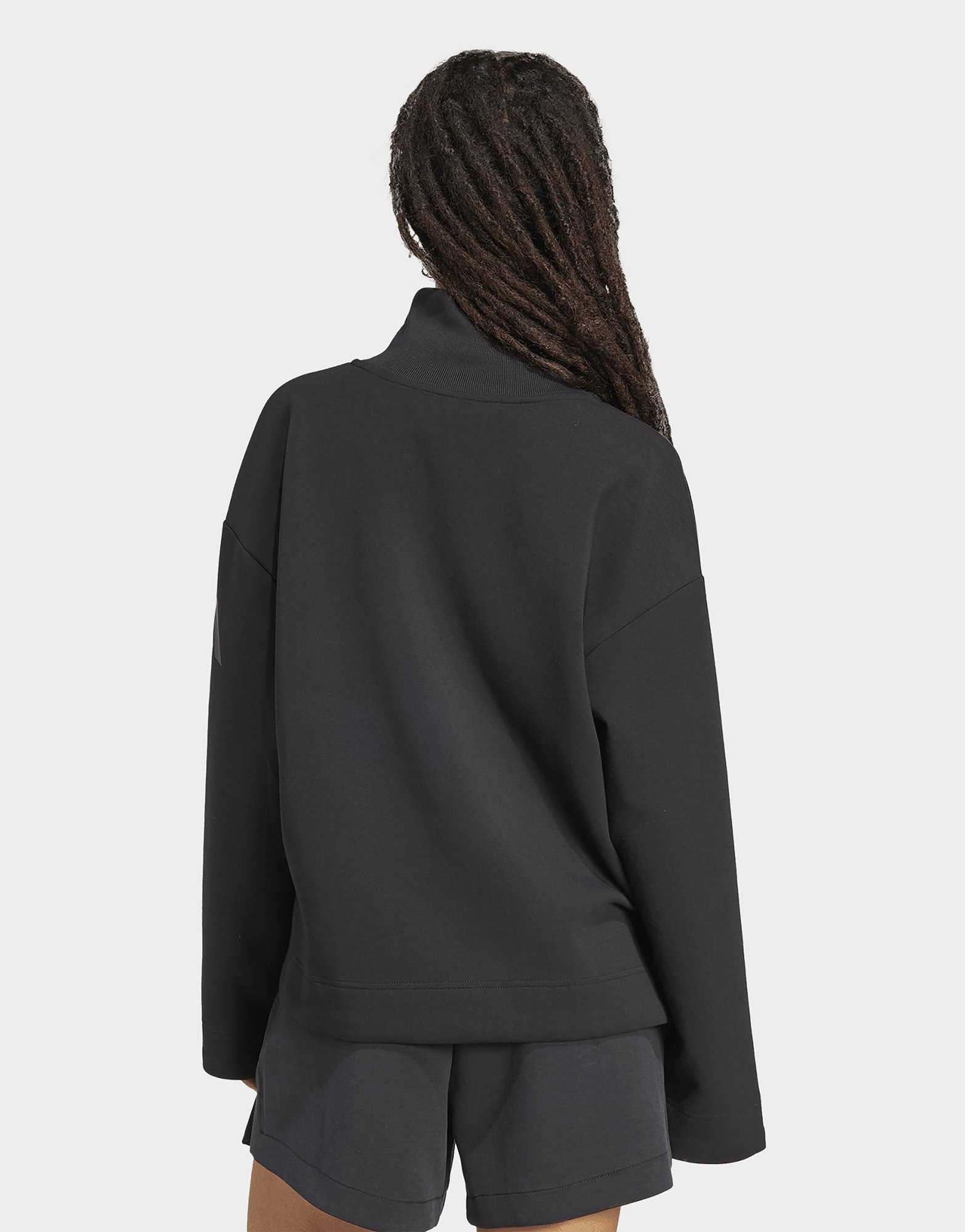 adidas Soft Lux Sweatshirt, Reißverschluss Bis Zur Brust
