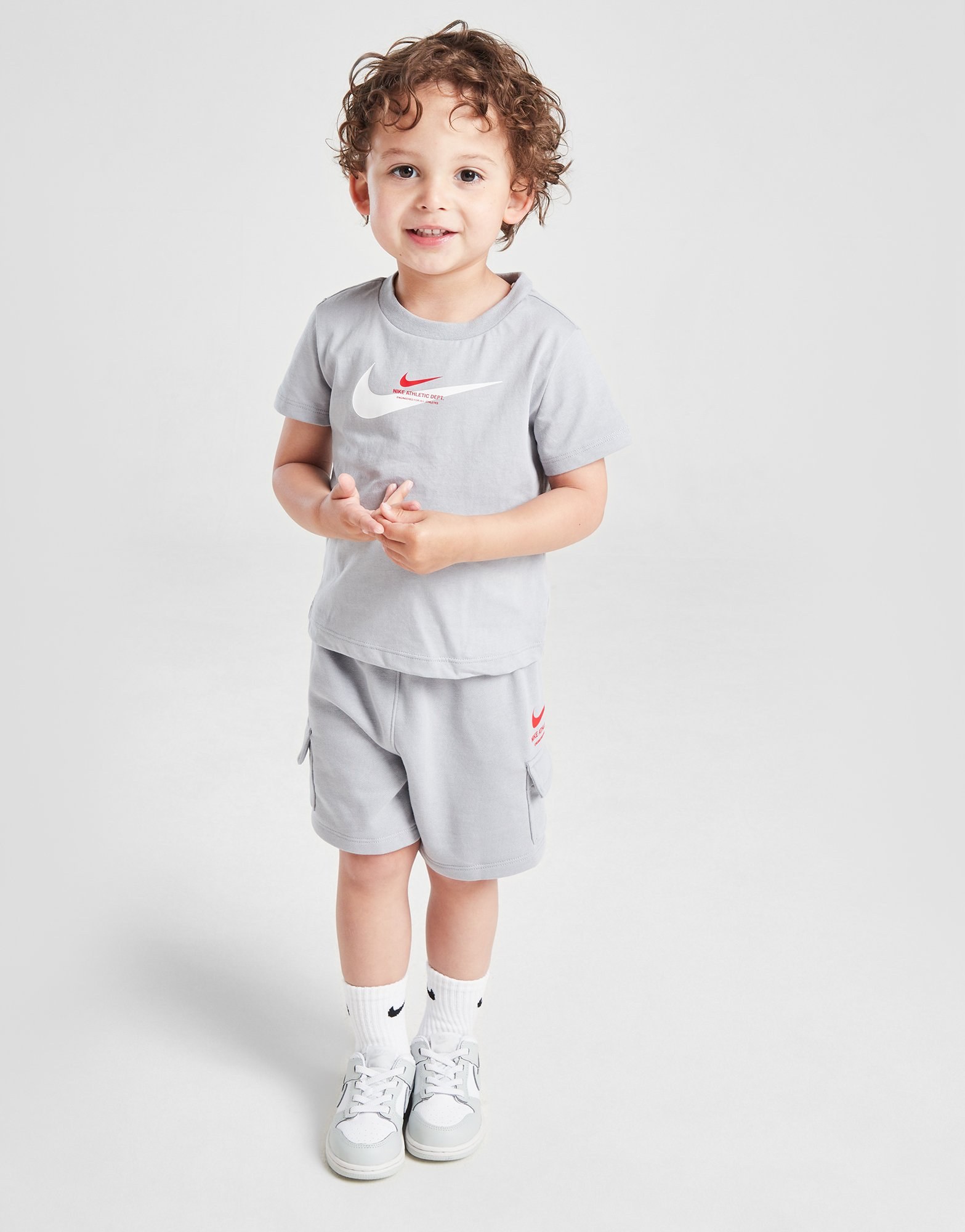 Nike Double Swoosh T-Shirt/Cargo Shorts Set Infant
