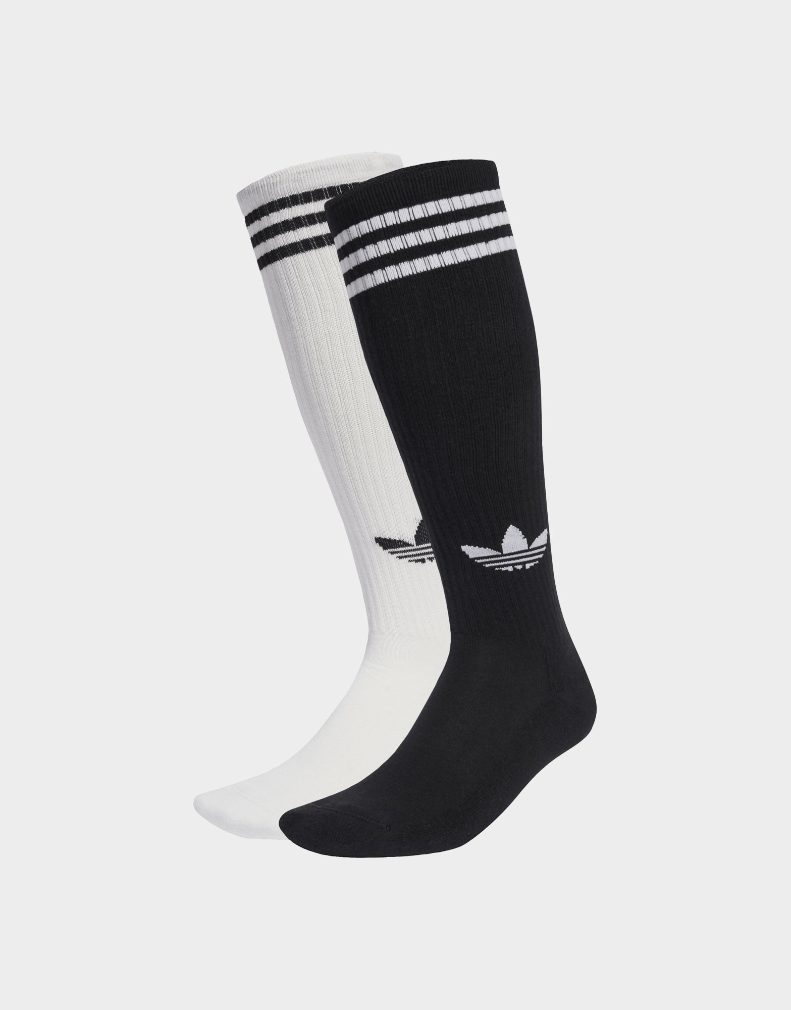 adidas 3-streifen Kniestrümpfe, 2 Paar