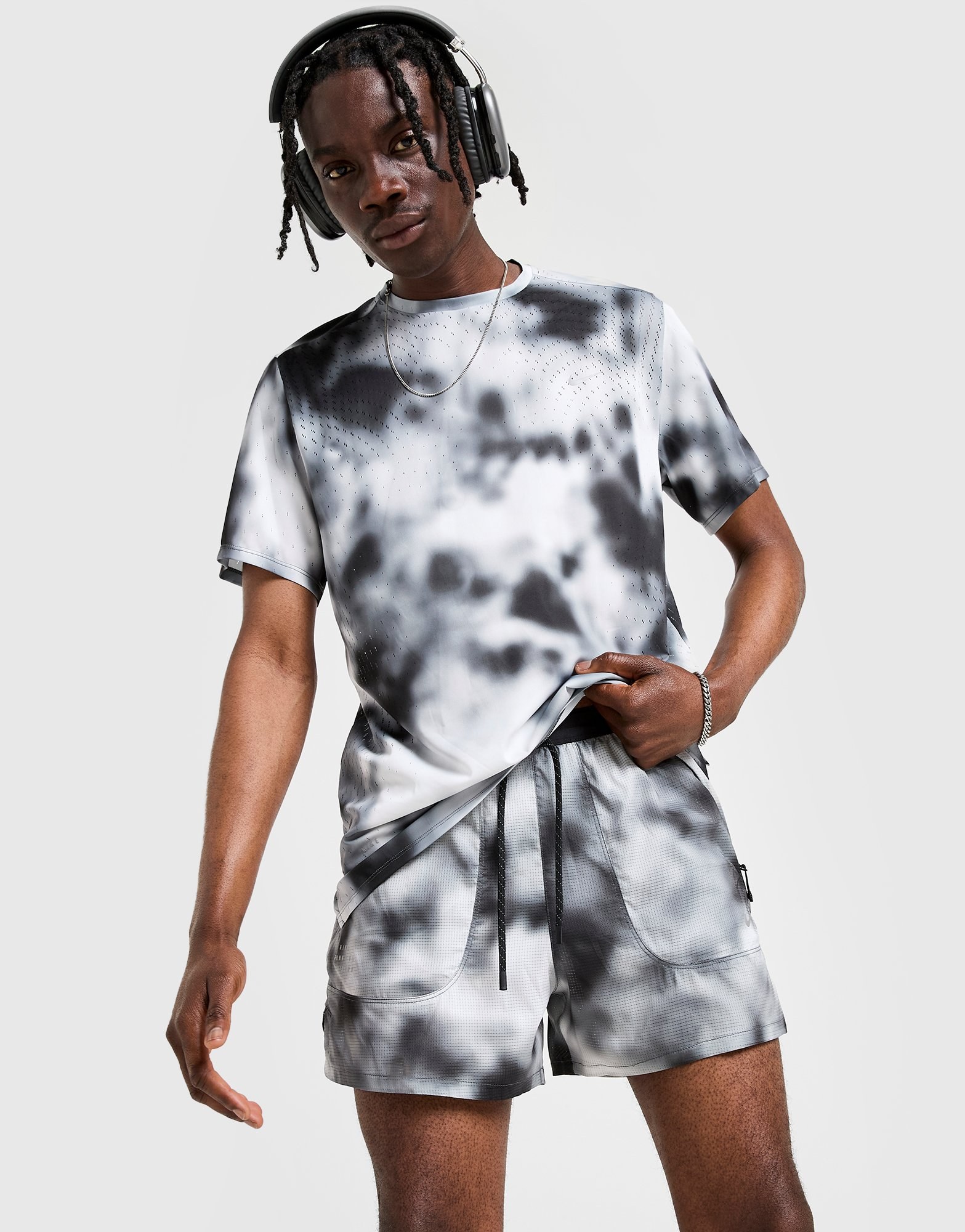 Nike Running Division All Over Print Shorts