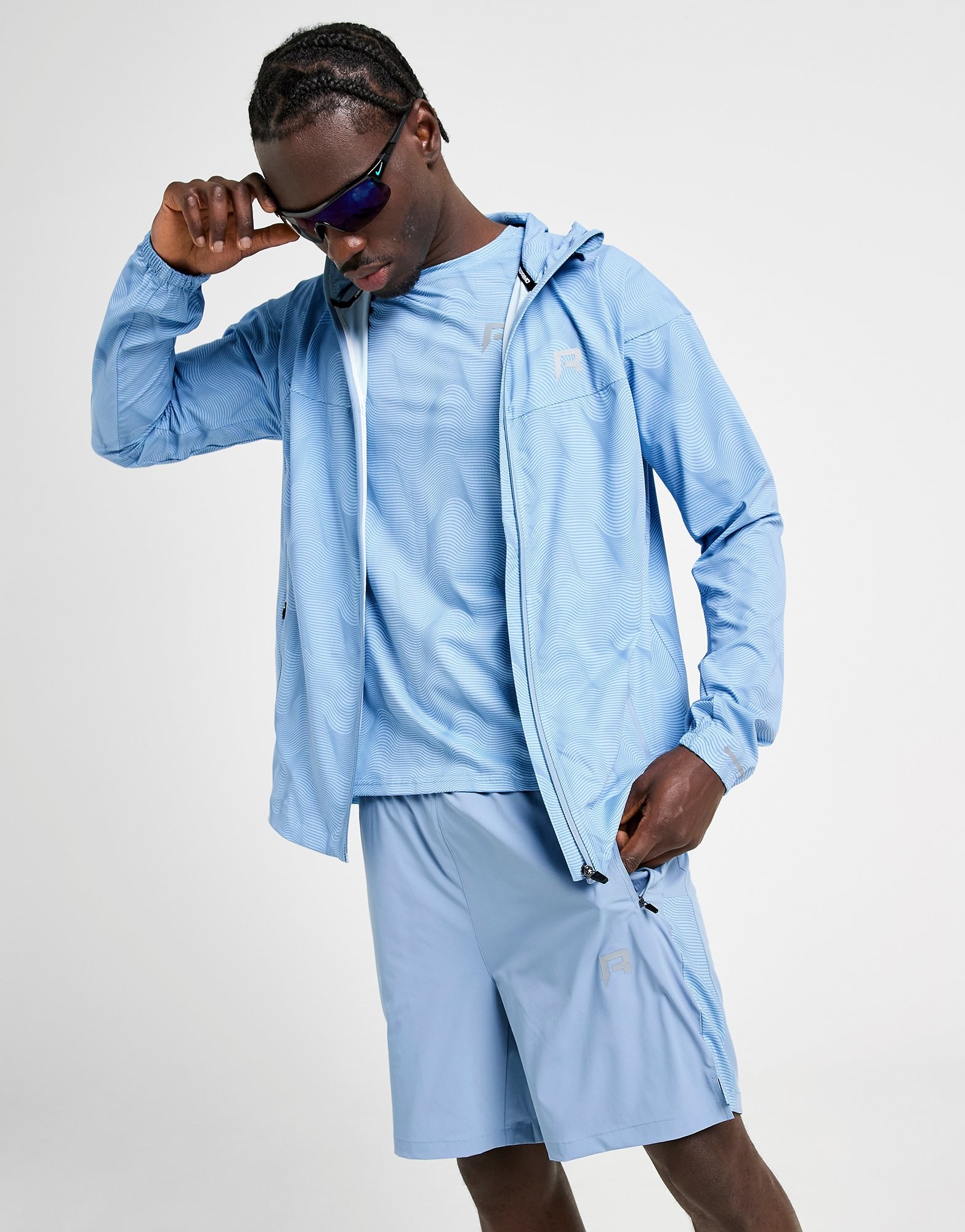 Reprimo Ripple All Over Print Windbreaker